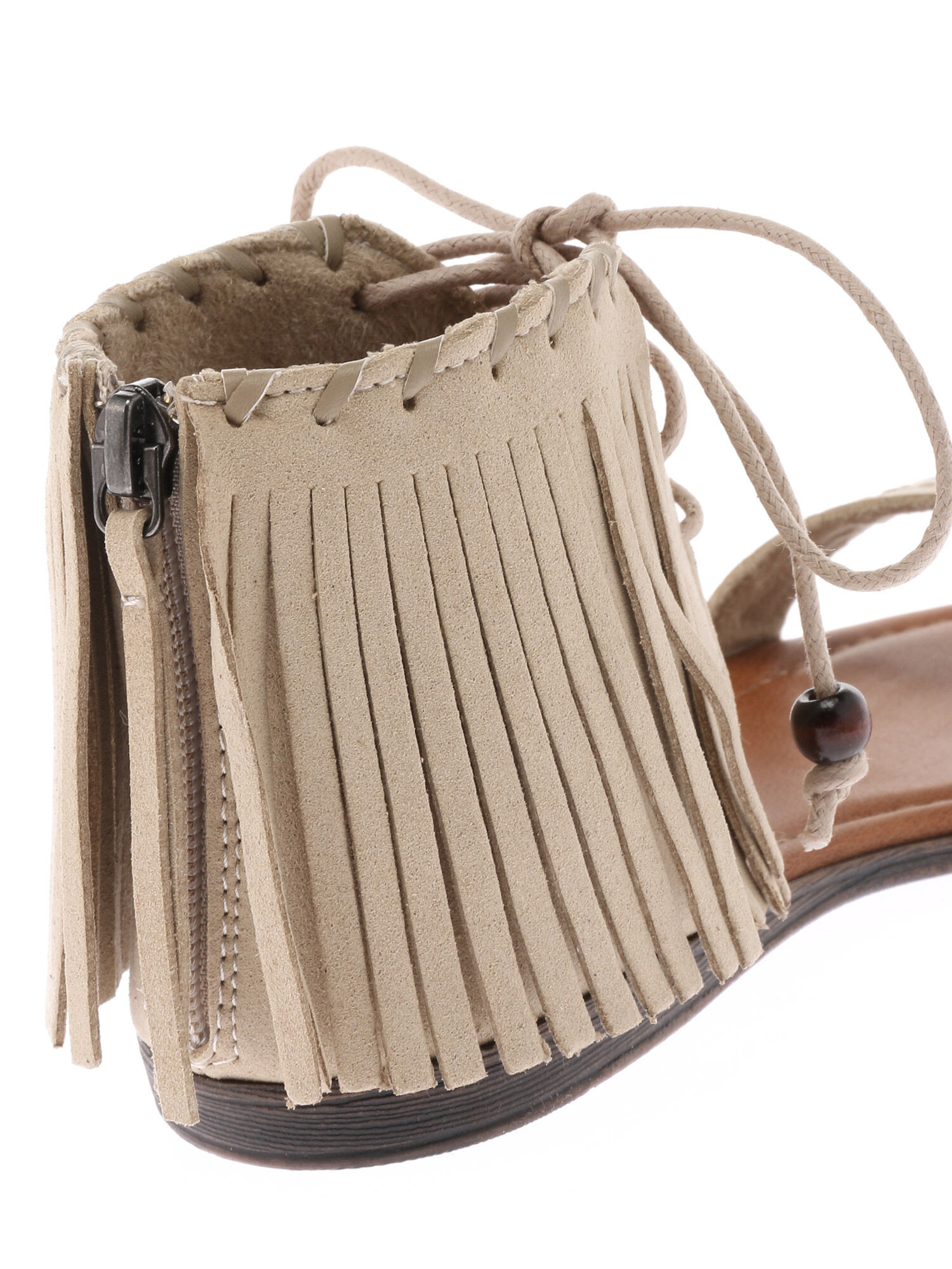 【Minnetonka×earth】フリンジサンダル