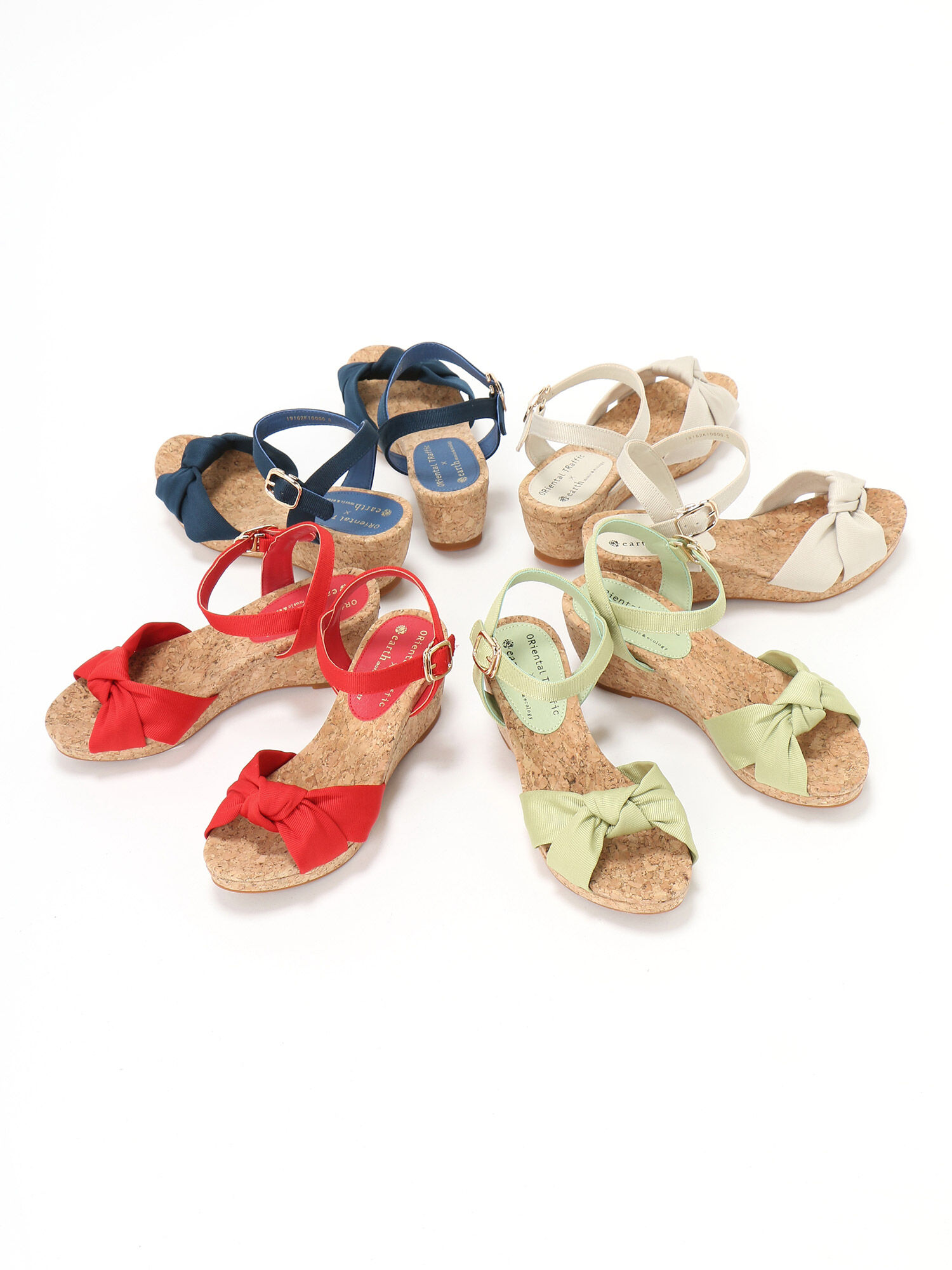 earth music&ecology (アース ミュージック & エコロジー) 【ORiental TRaffic×earth】ウェッジサンダル ￥6,900