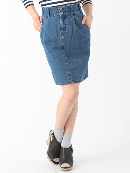 デニムタイトスカート