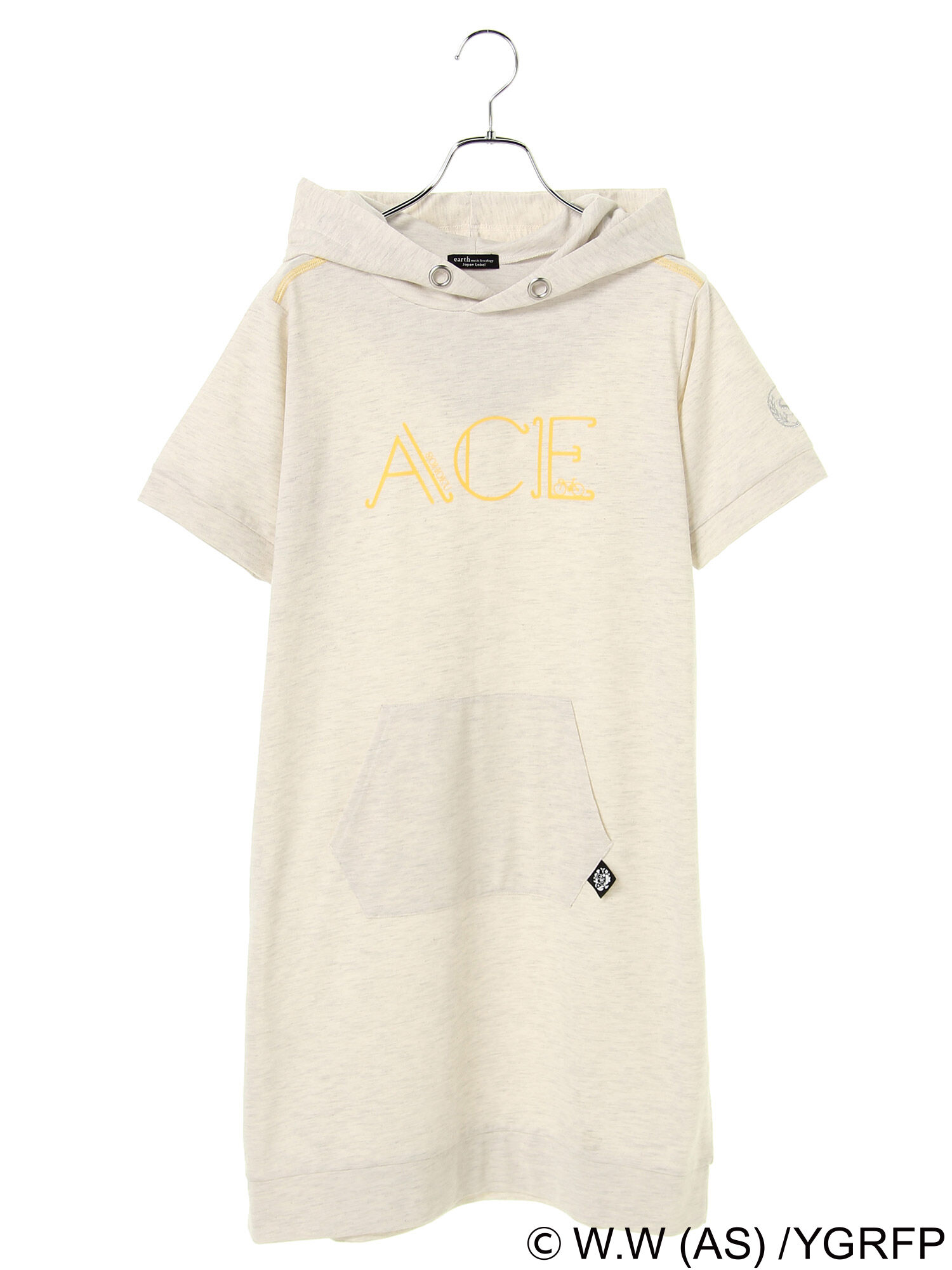 総北高校イメージプリント裏毛ワンピース