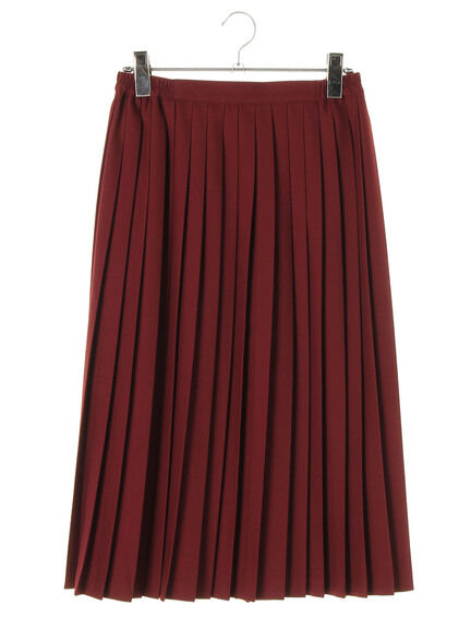 earth【スキスカ!】プリーツミモレスカート