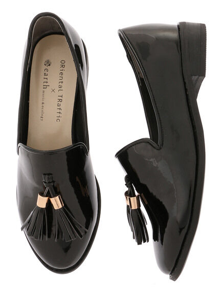 earth music&ecology【ORiental Traffic】フリンジオペラシューズ