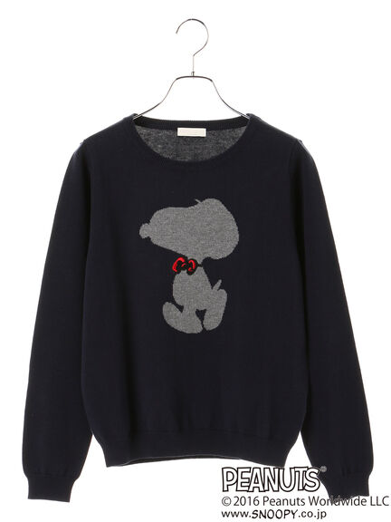 earth【PEANUTS】ニットプルオーバー