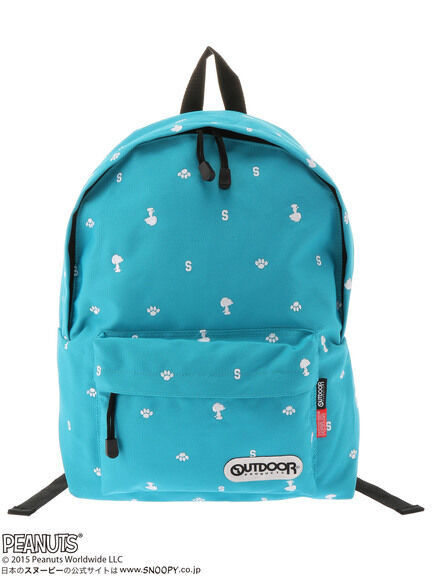 【WEB限定】OUTDOOR・snoopy・earthデイバッグ（グリーン）