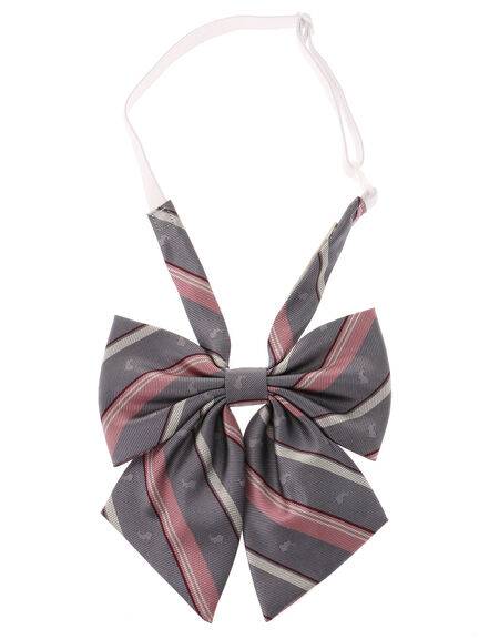 【KANKO×earth】 ストライプ蝶リボン