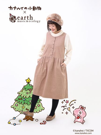 earth music&ecology【カナヘイの小動物&earth】ノースリワンピース 7,549円
