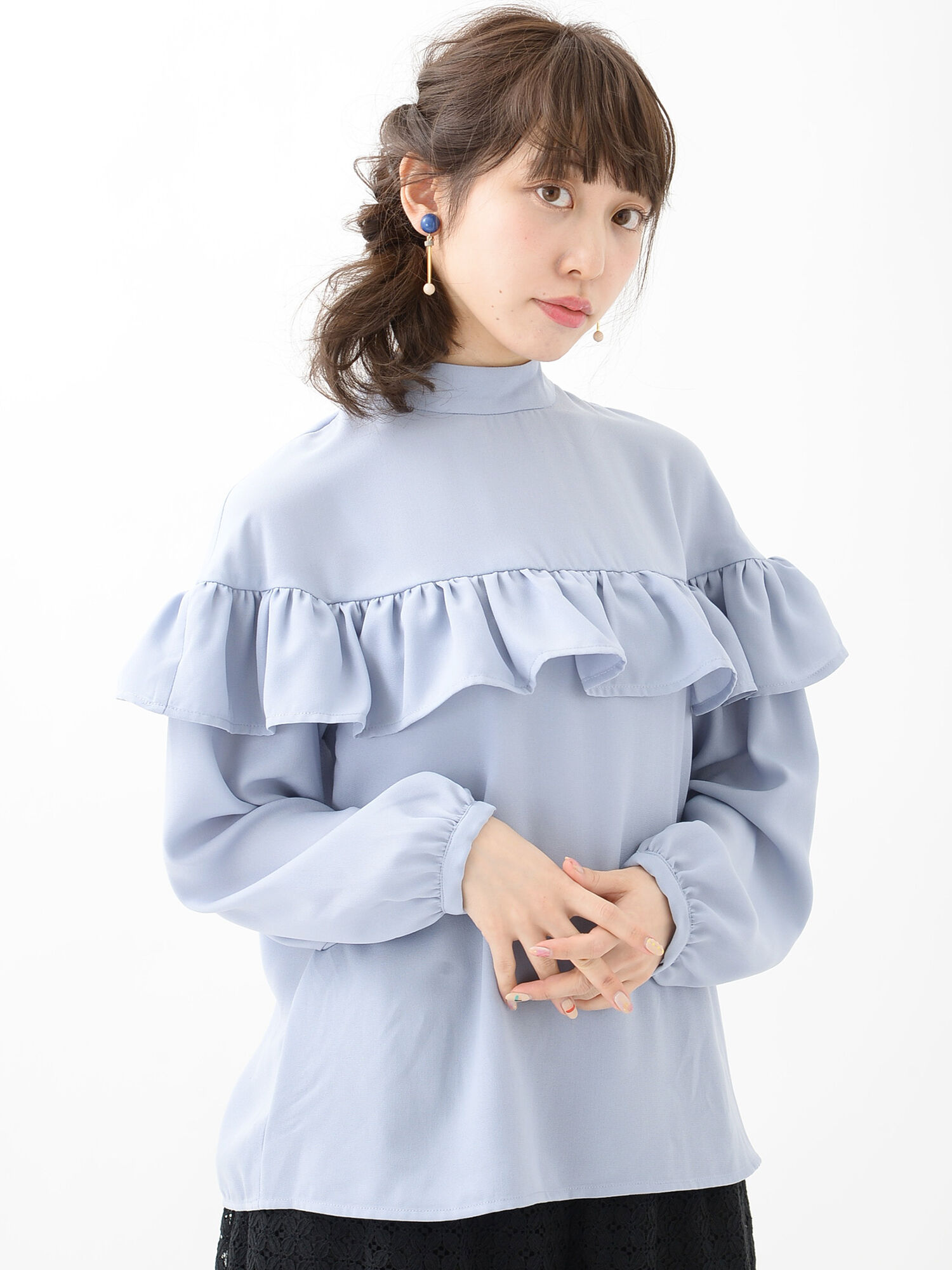 ★バックリボンプルオーバー