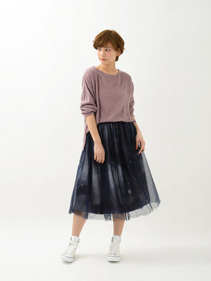 earth music&ecology Japan Label 【爪先の宇宙コラボ】プルオーバー