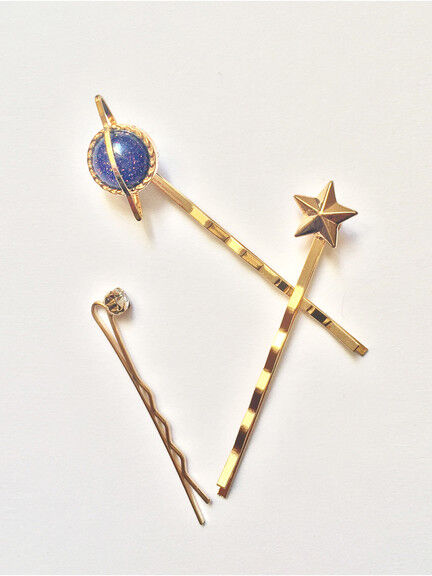 earth music&ecology Japan Label 【爪先の宇宙コラボ】惑星ピン3本セット