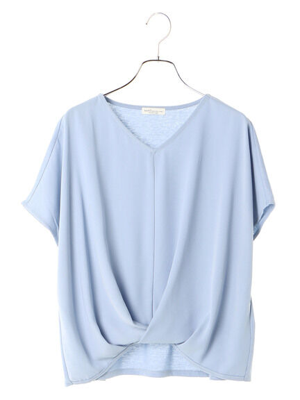 earth music&ecology フレンチスリーブブラウソー