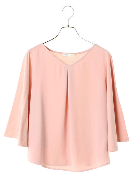 earth music&ecology フレアースリーブブラウソー