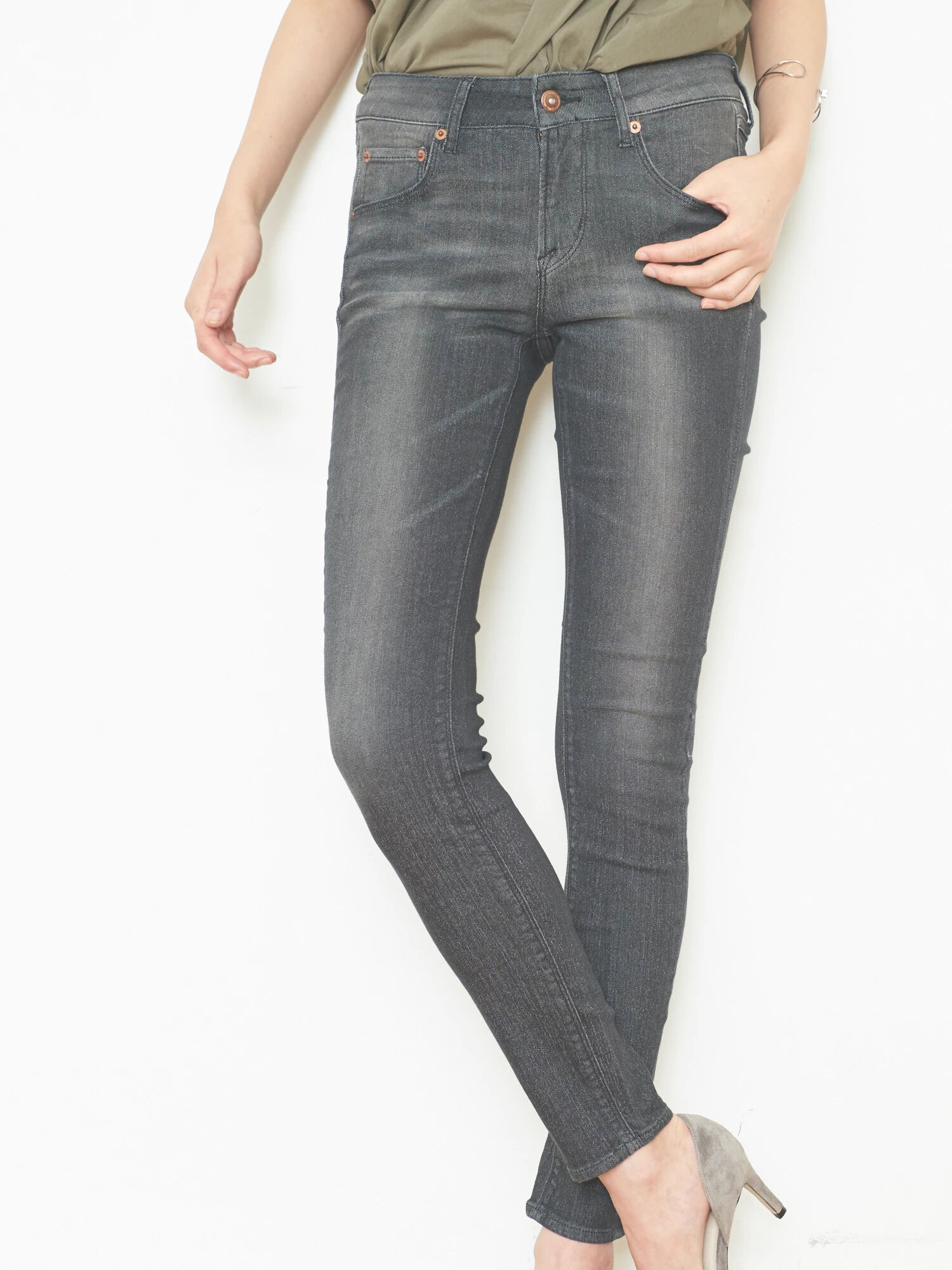 スキスキスキニー(加工デニム)