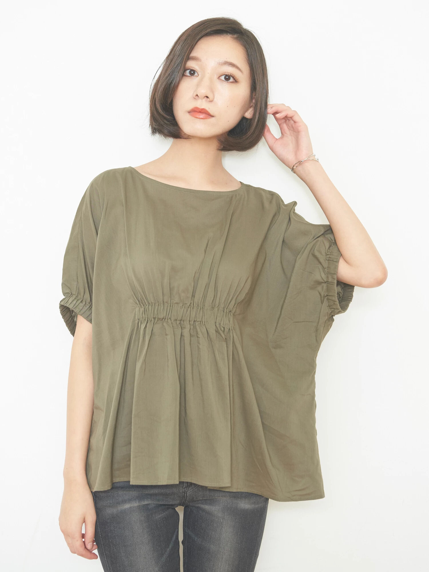 ・ウエストギャザープルオーバー