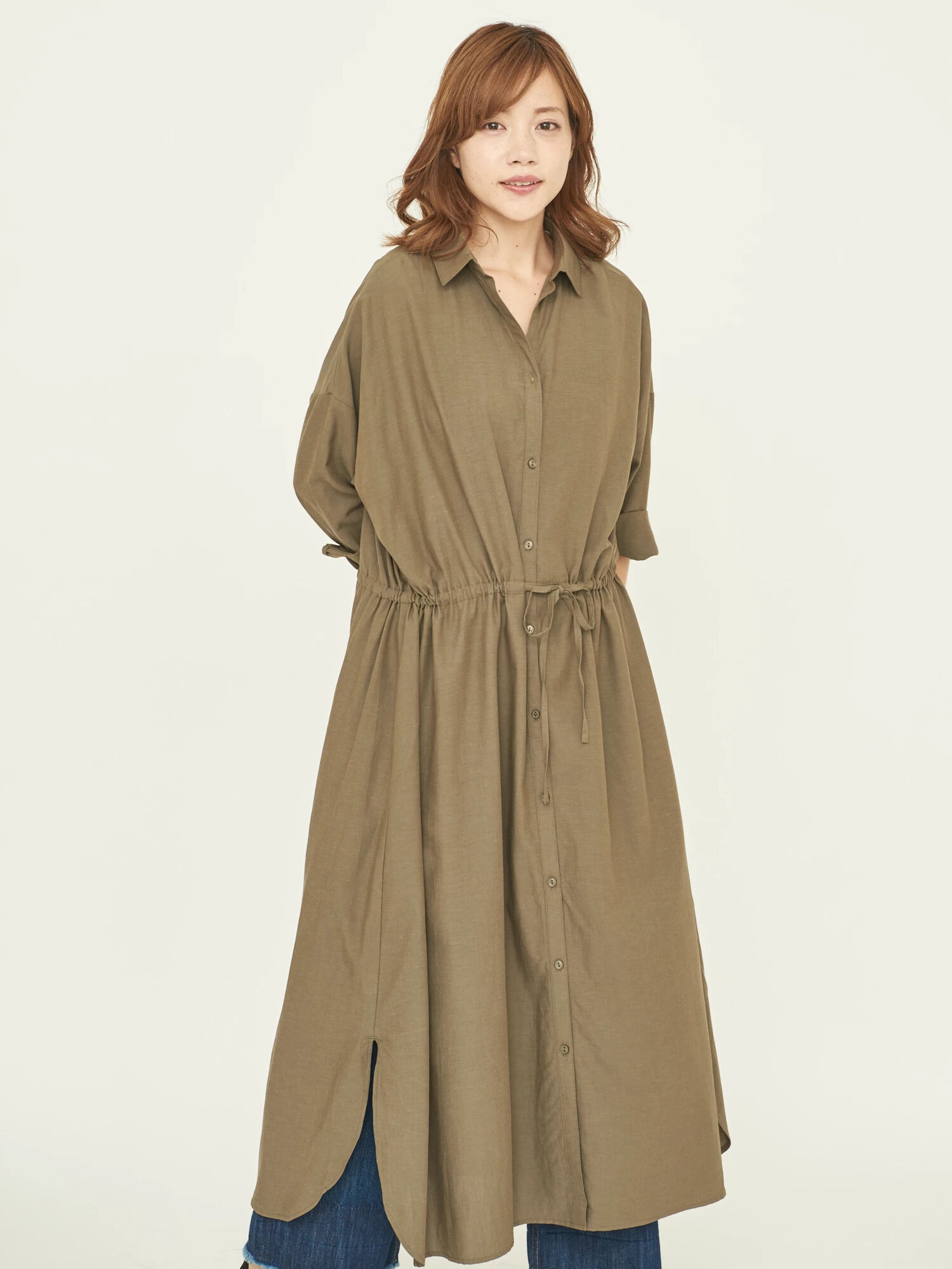 ・シャツワンピース