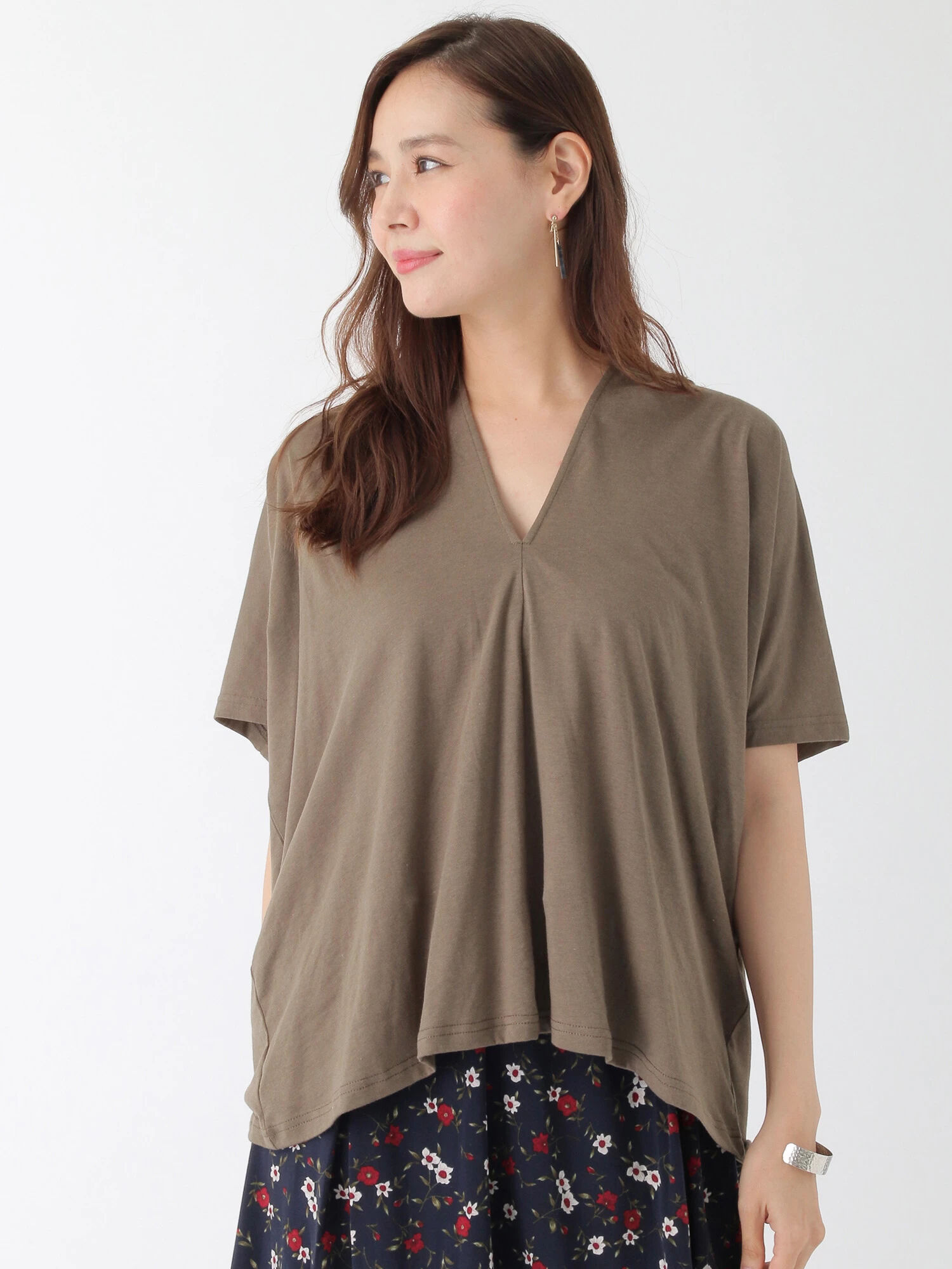 ・ルーズネックプルオーバー