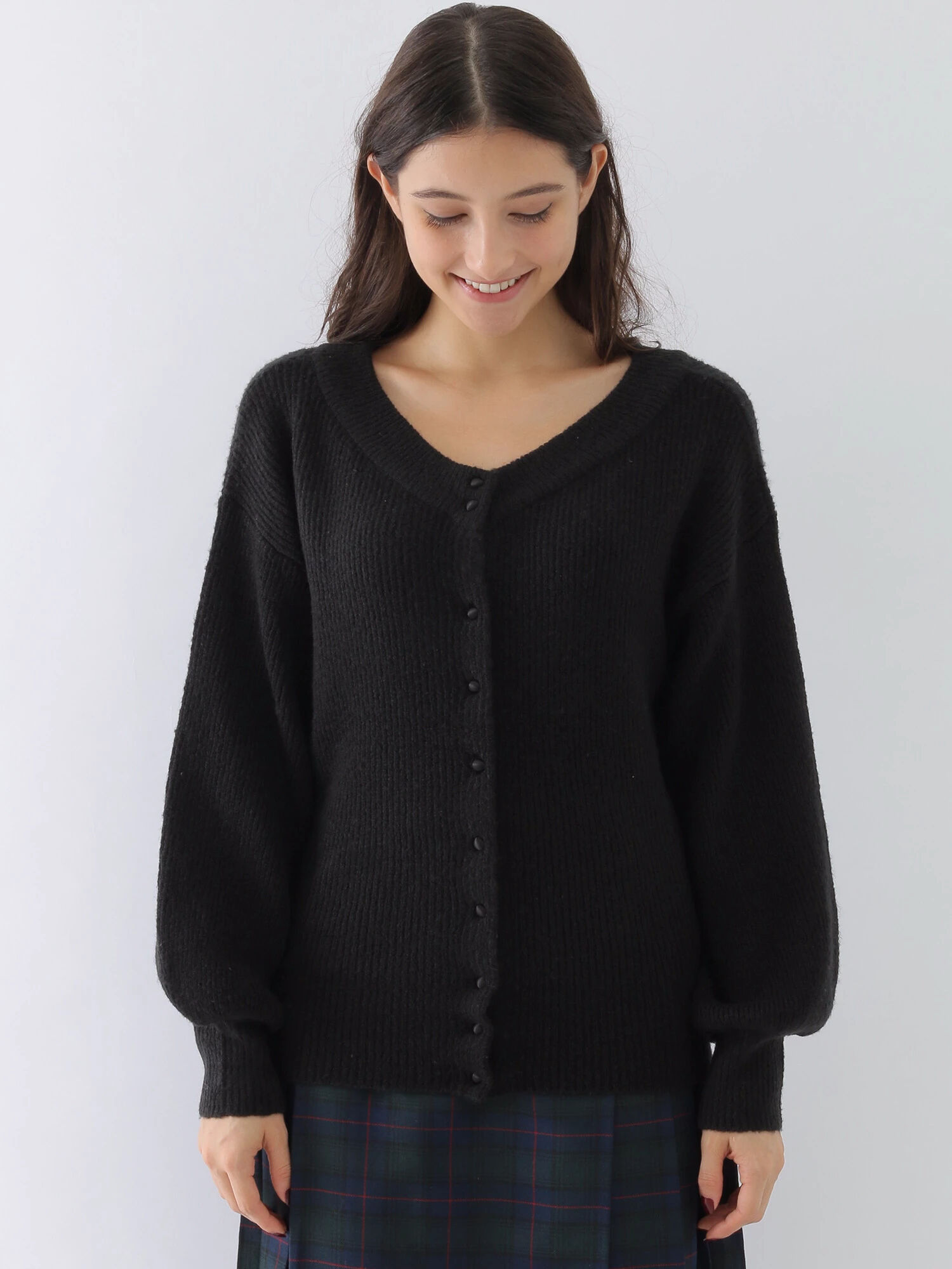 2wayニットカーディガン