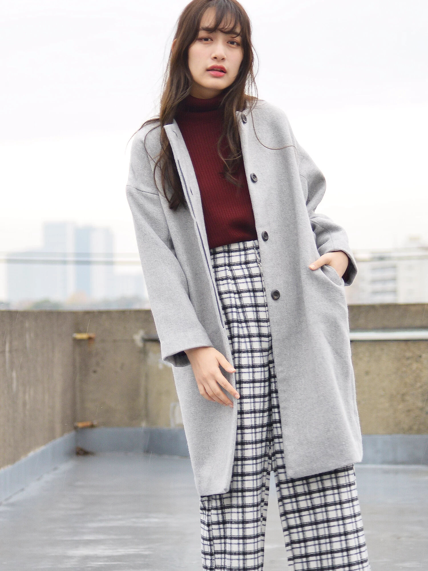 ＜先行予約＞ノーカラーコート