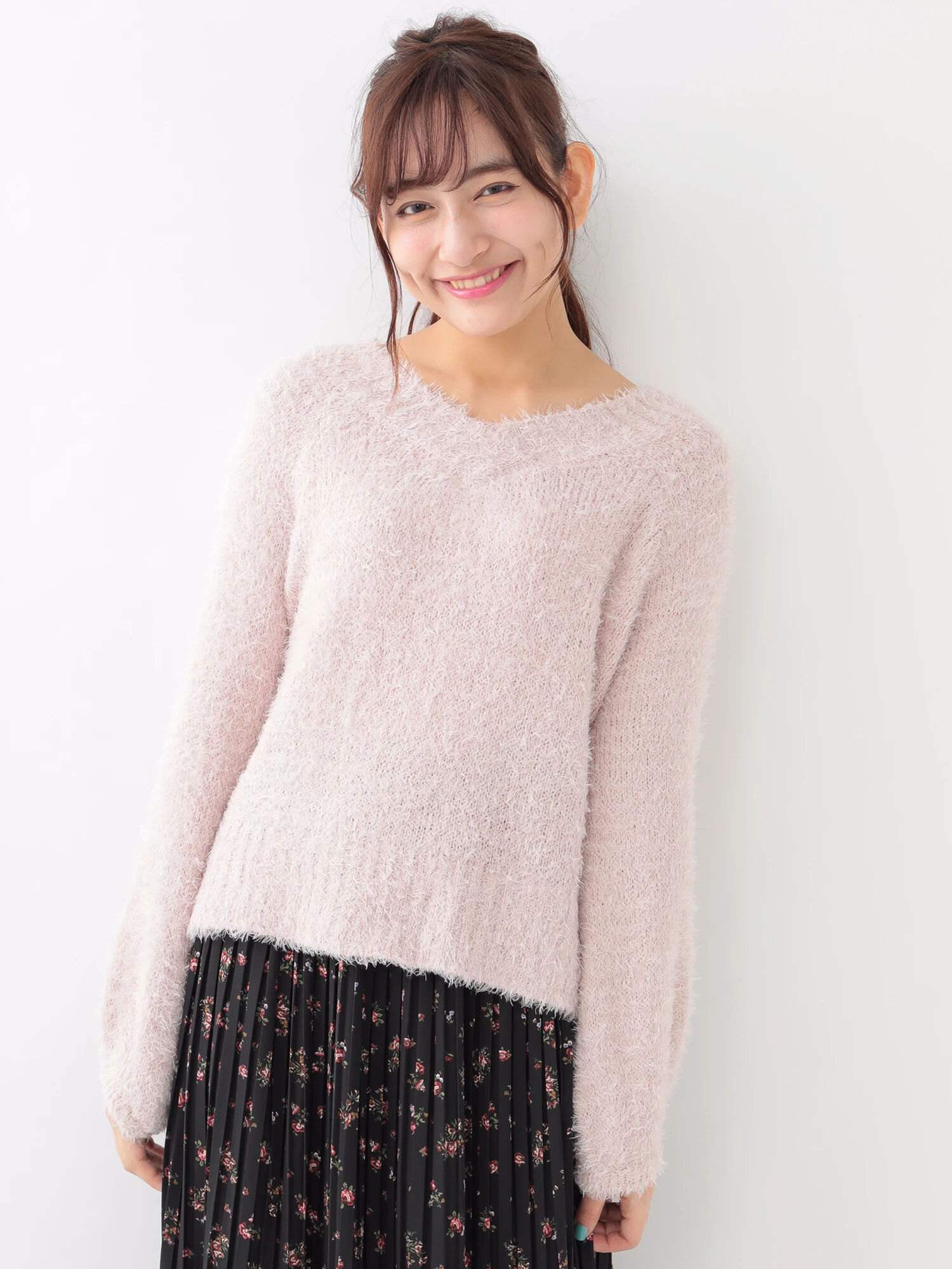 ・フェザーニットプルオーバー