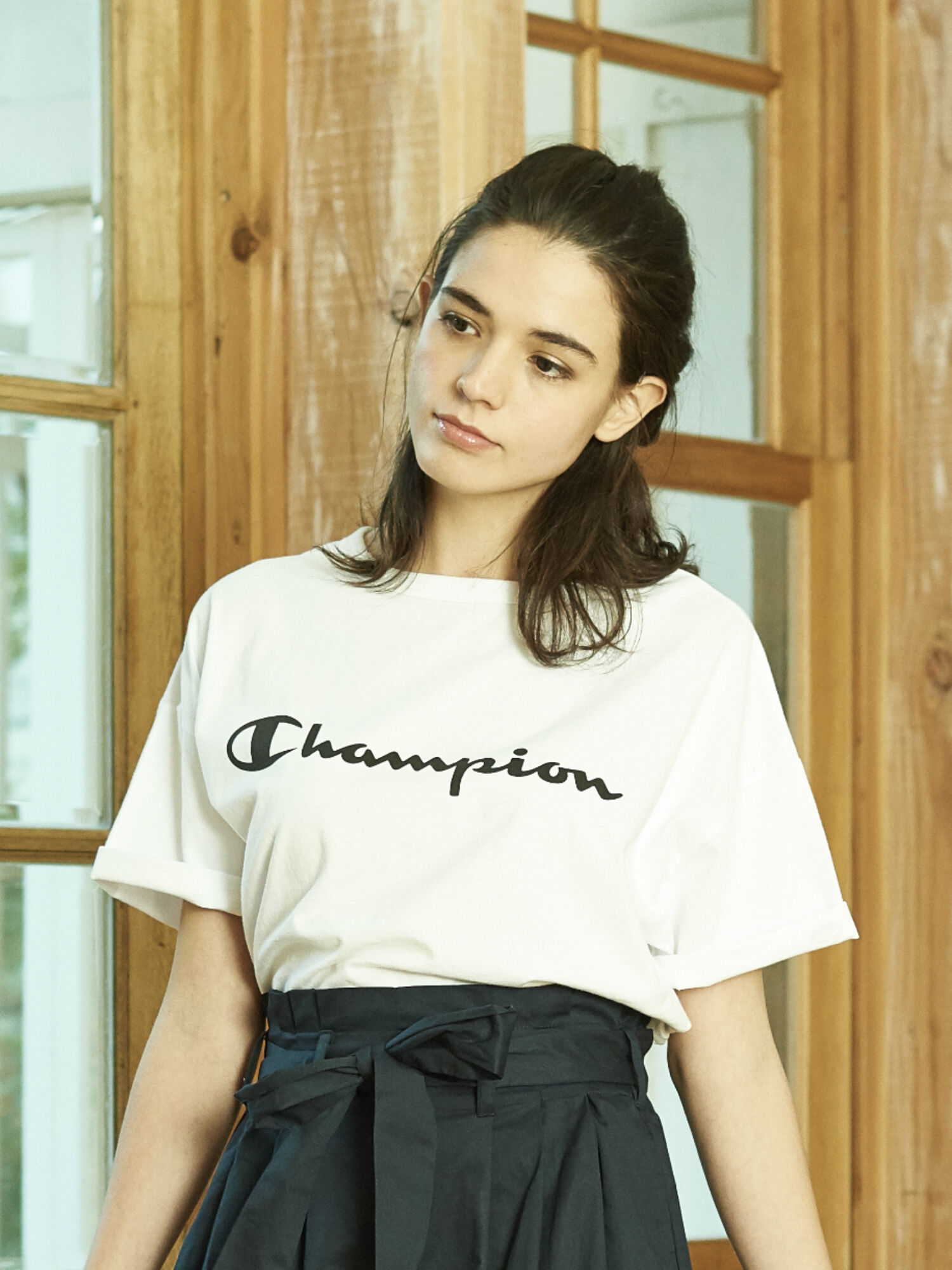【WEB先行予約】Champion×earthビッグTシャツ