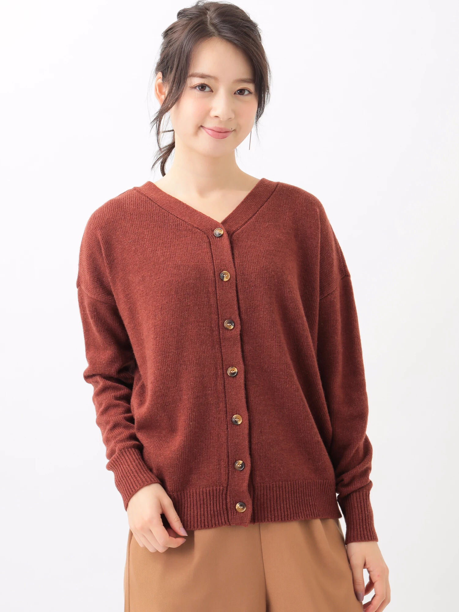 ◎・2wayゆるVニットカーディガン