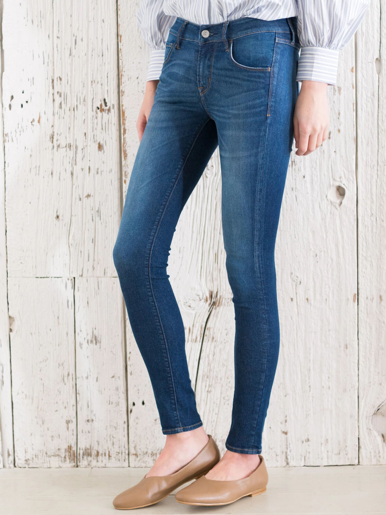 【WEB先行予約】スキスキスキニー(加工デニム)