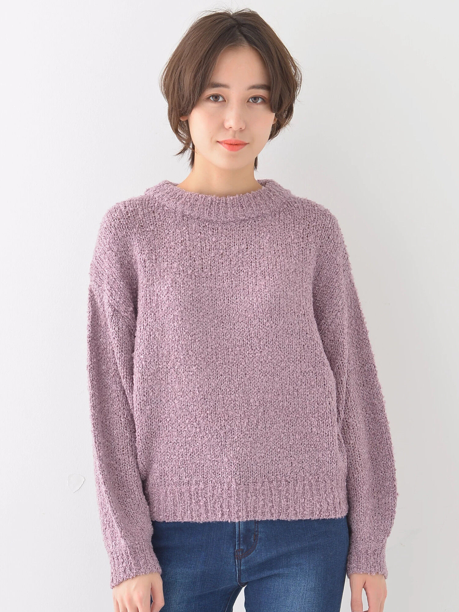 ★ブークレラメニットプルオーバー