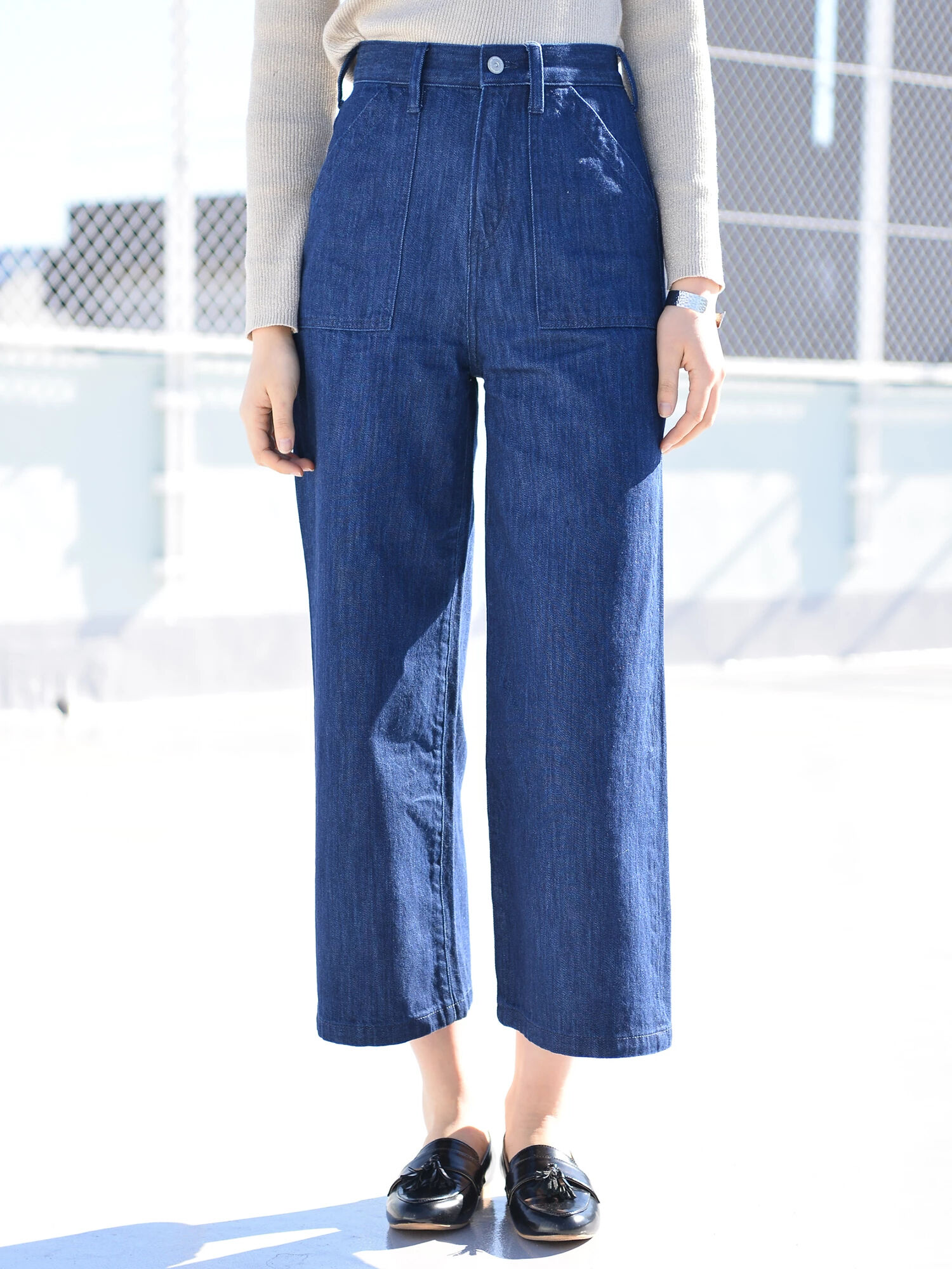 【WEB先行予約】COTTON USA デニムパンツ(ベイカー)