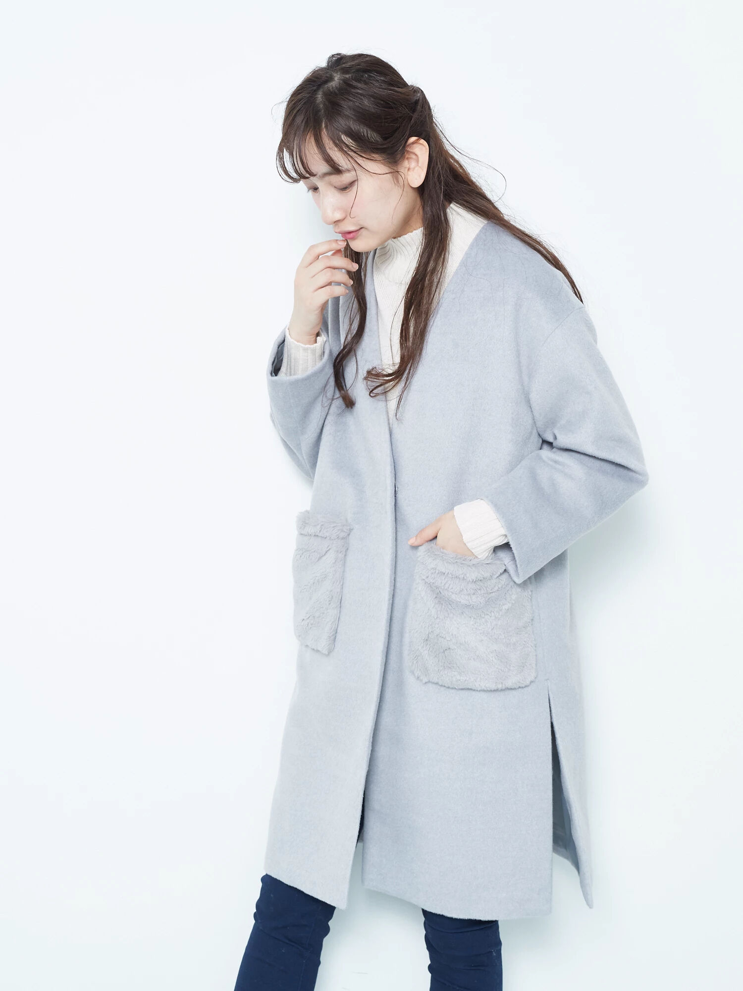 ★ポケットファーコート