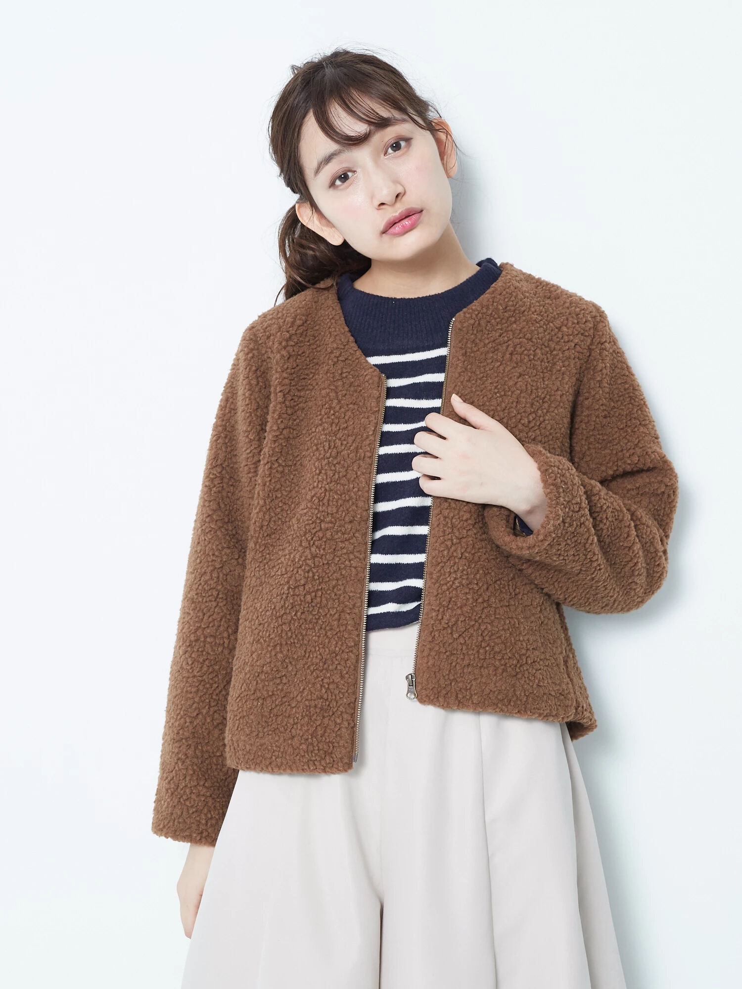 ・ボアブルゾン