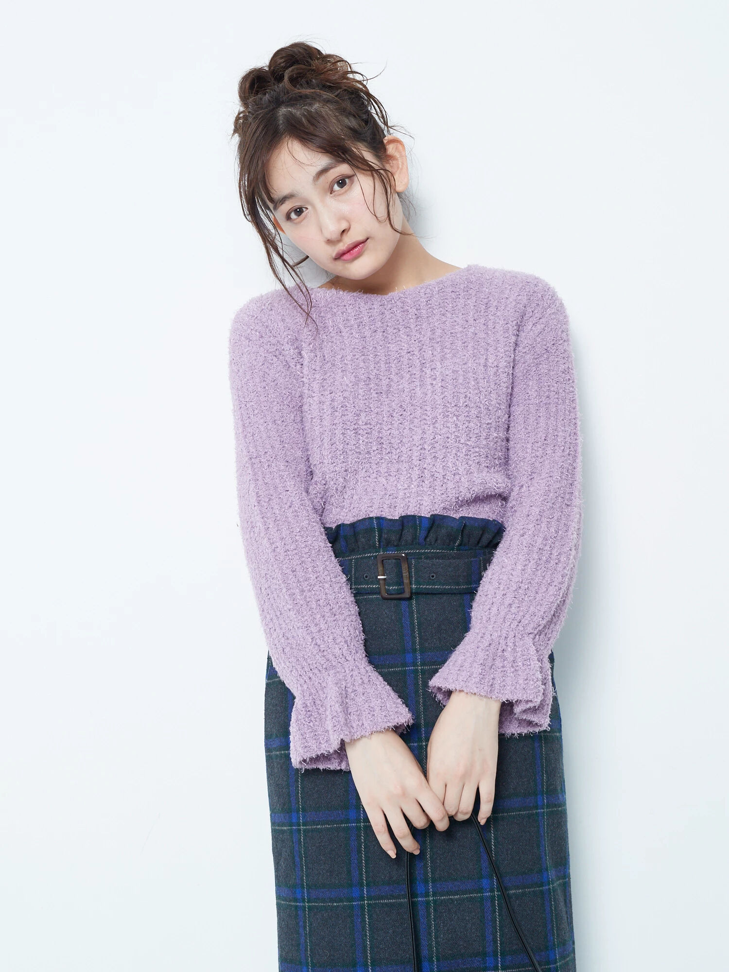 ・ブライトカラーニットプルオーバー