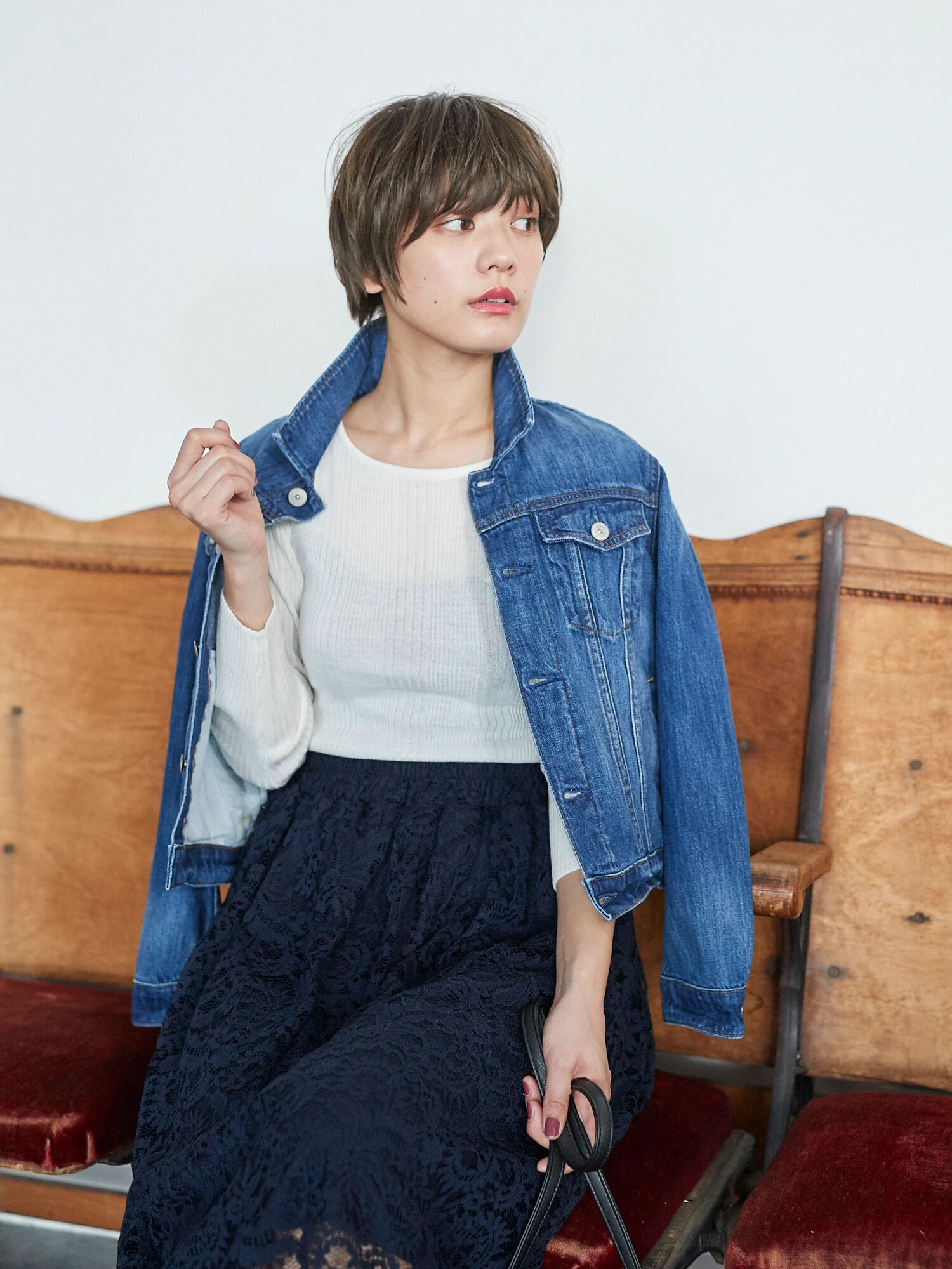 ＜ＷＥＢ限定大きな・小さなサイズ＞COTTON USAデニム(Gジャン)