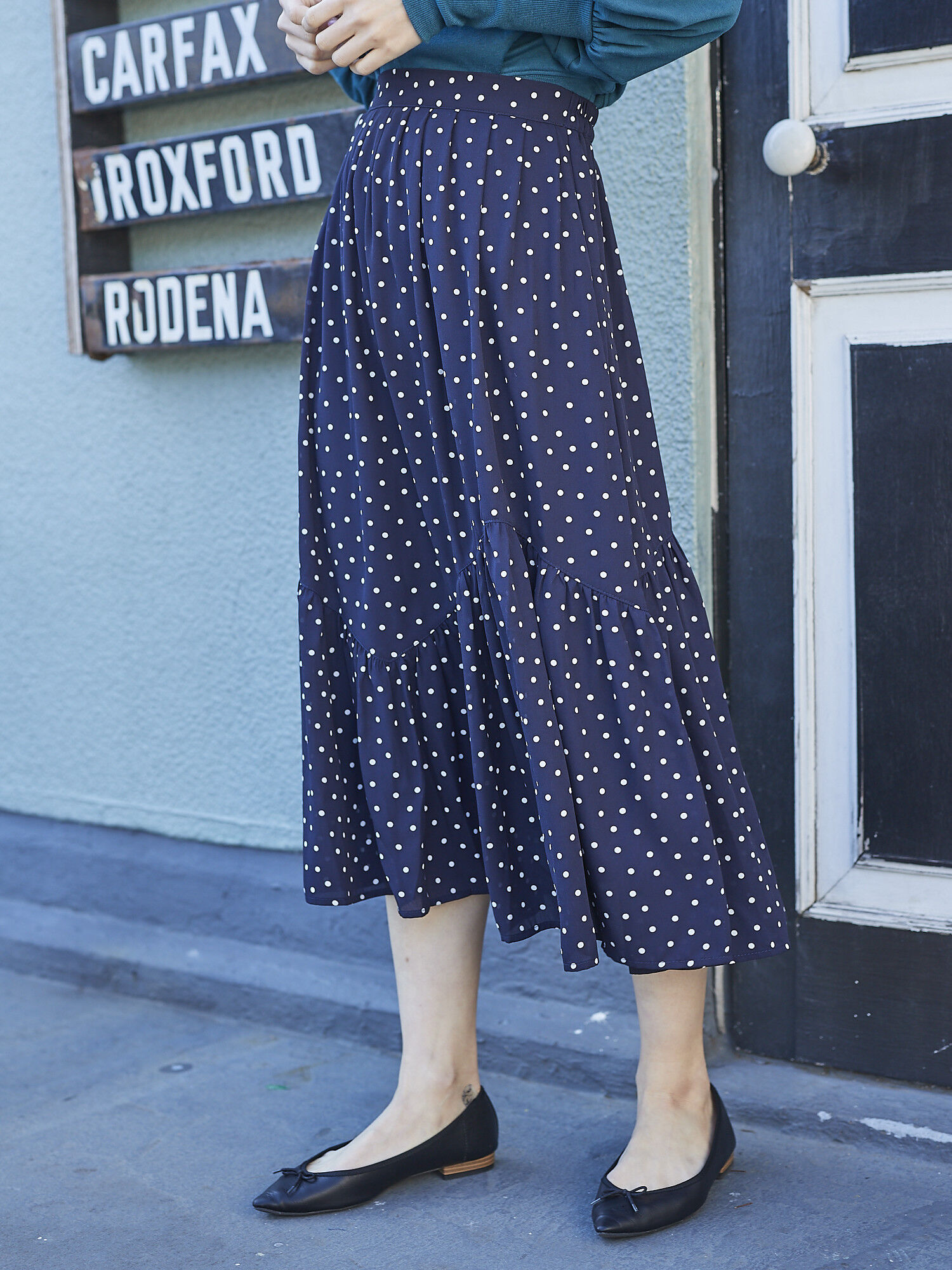 ・ドットティアードスカート