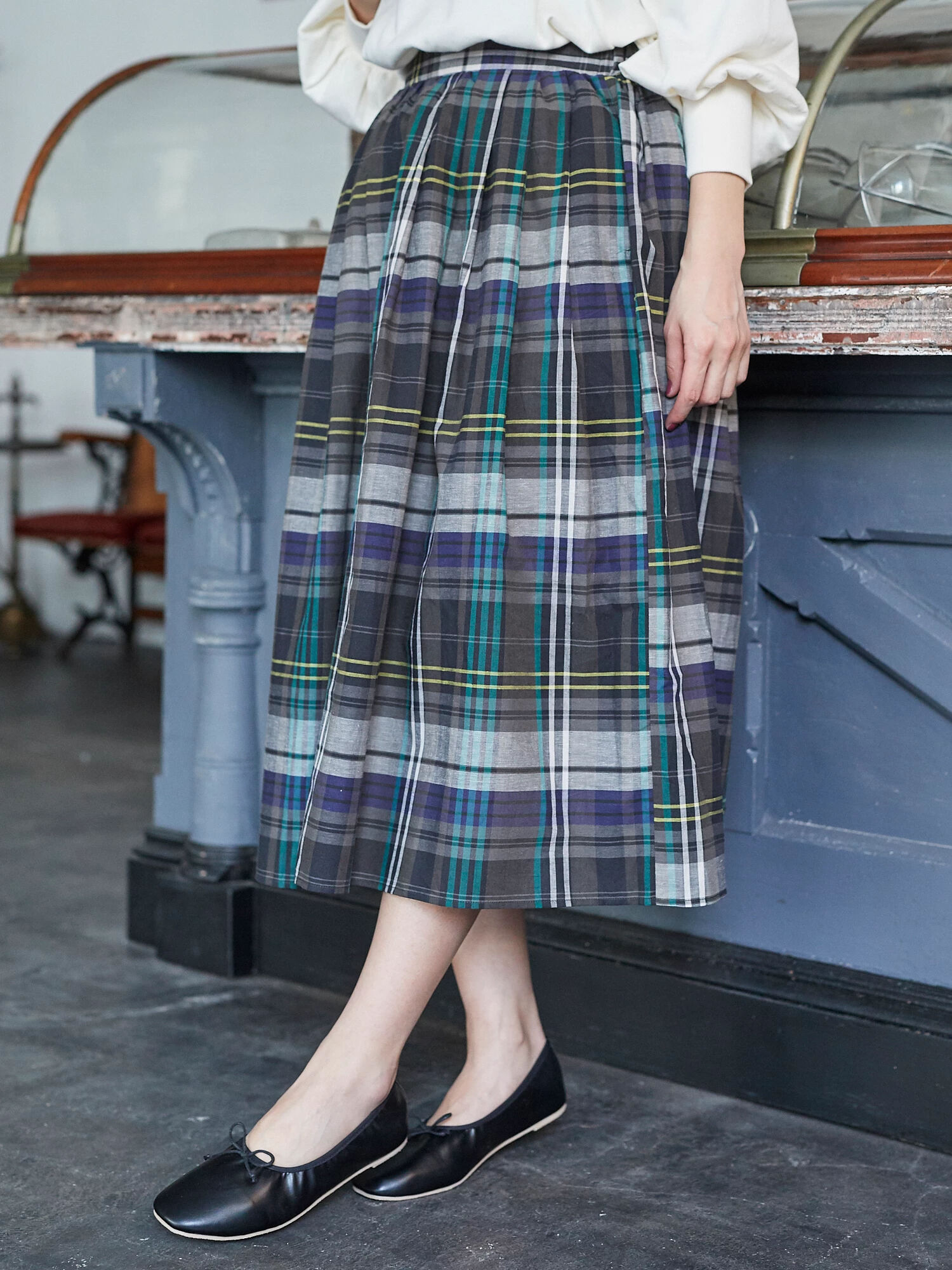 ・ギャザータックボリュームスカート