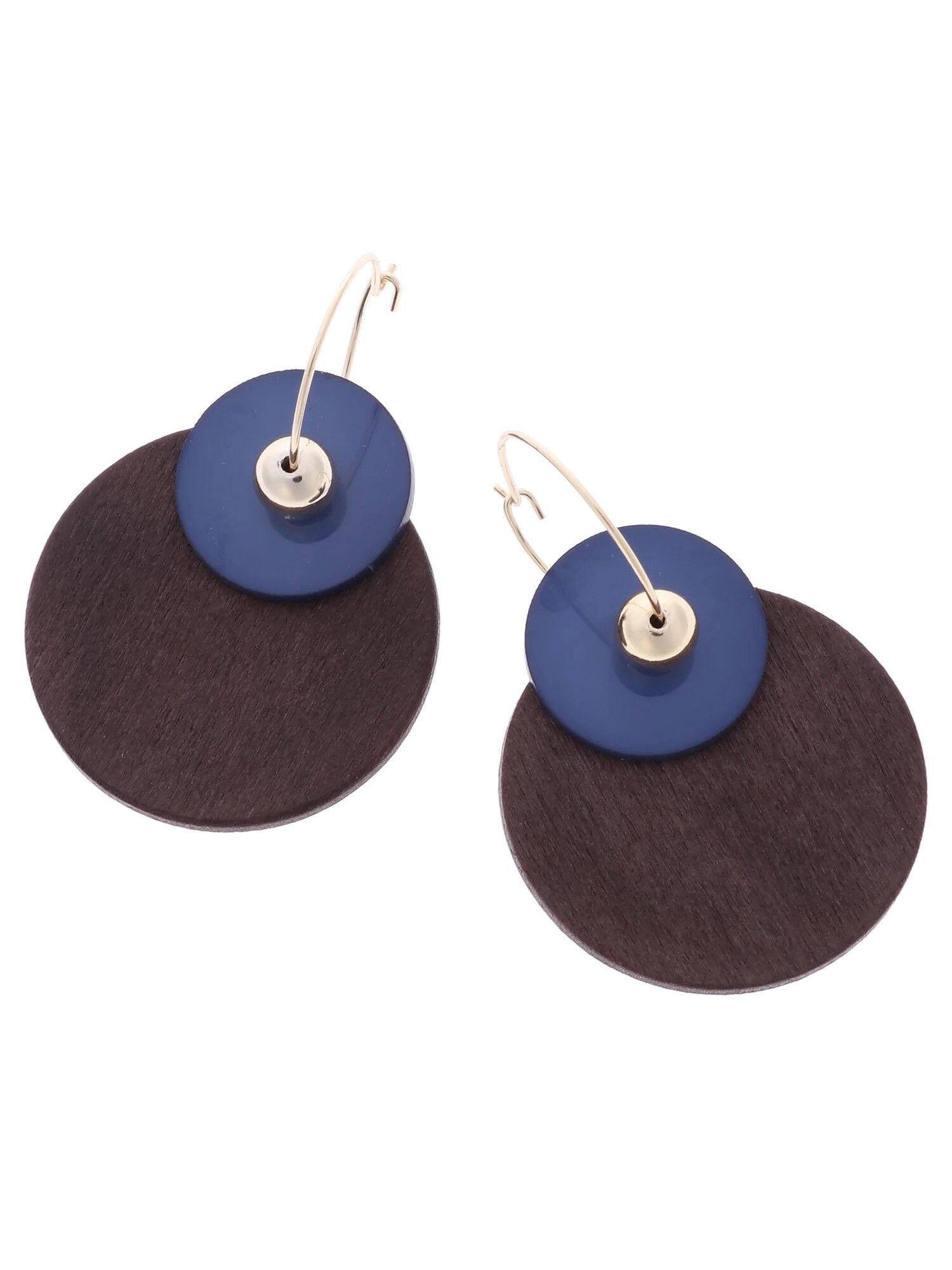 ウッドプレートミックスピアス