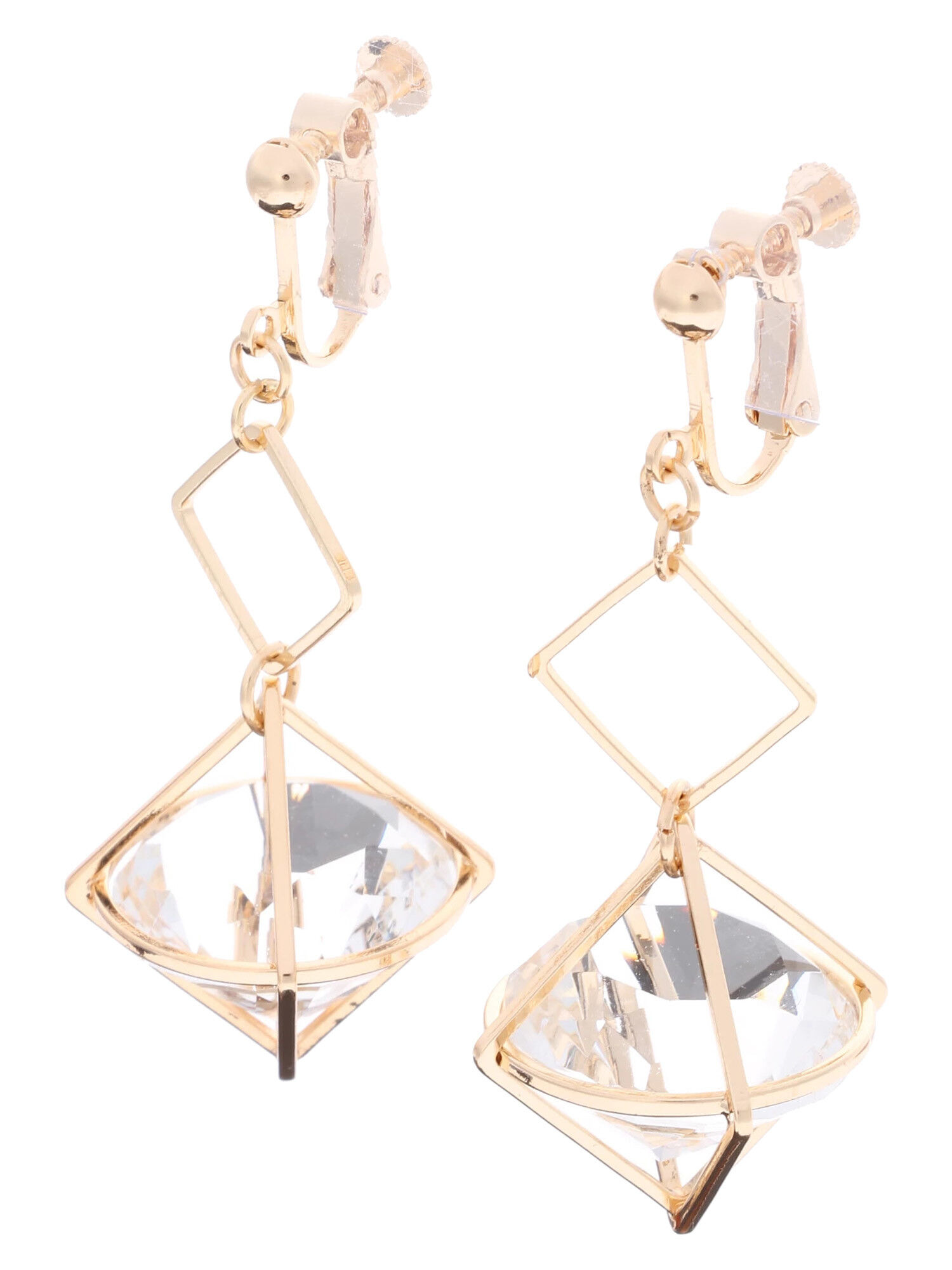 ・クリスタルイヤリング