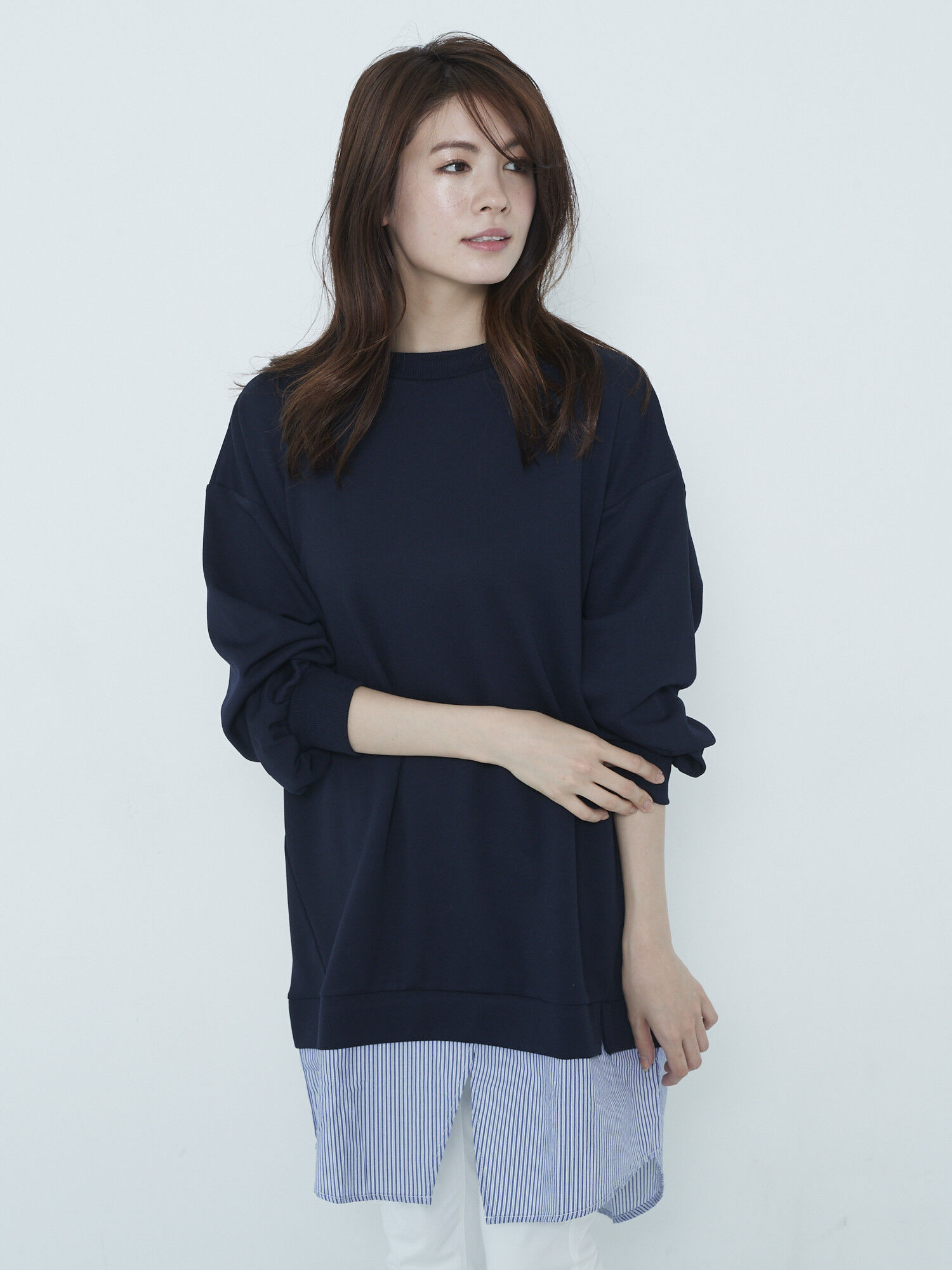 ・レイヤード風チュニック