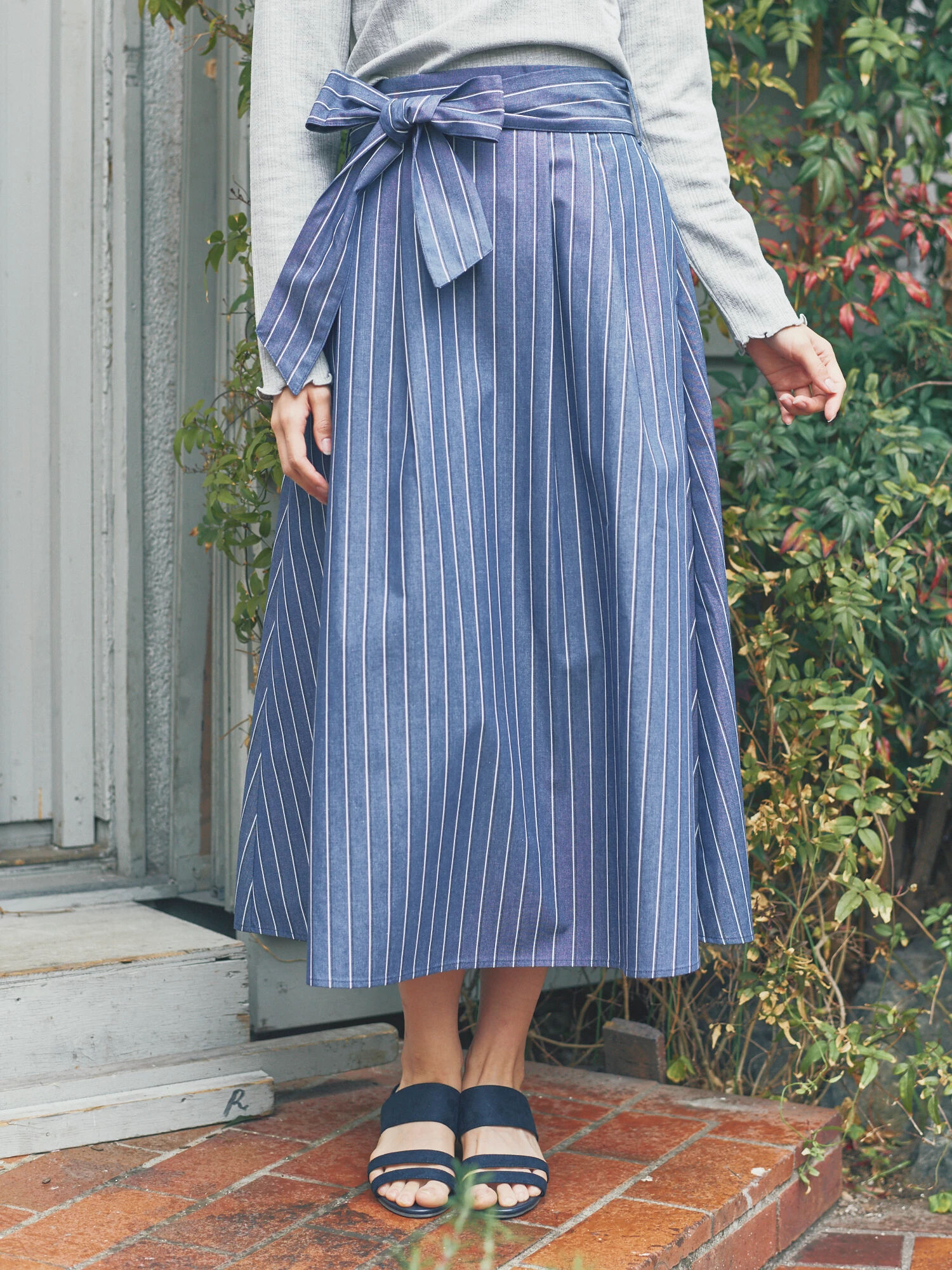 ＜ＷＥＢ限定大きな・小さなサイズ＞スキスカロングスカート