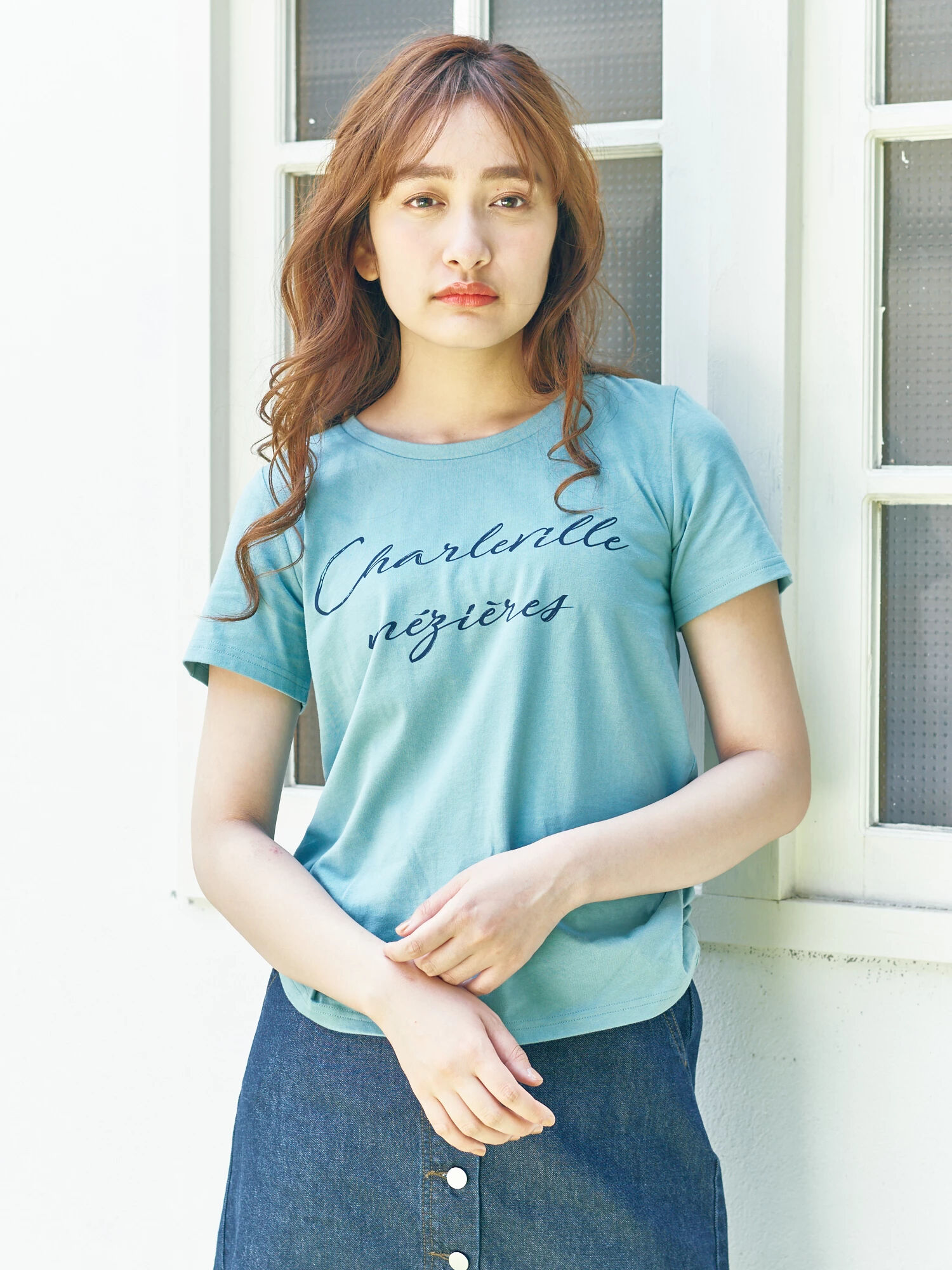 メッセージロゴTシャツ