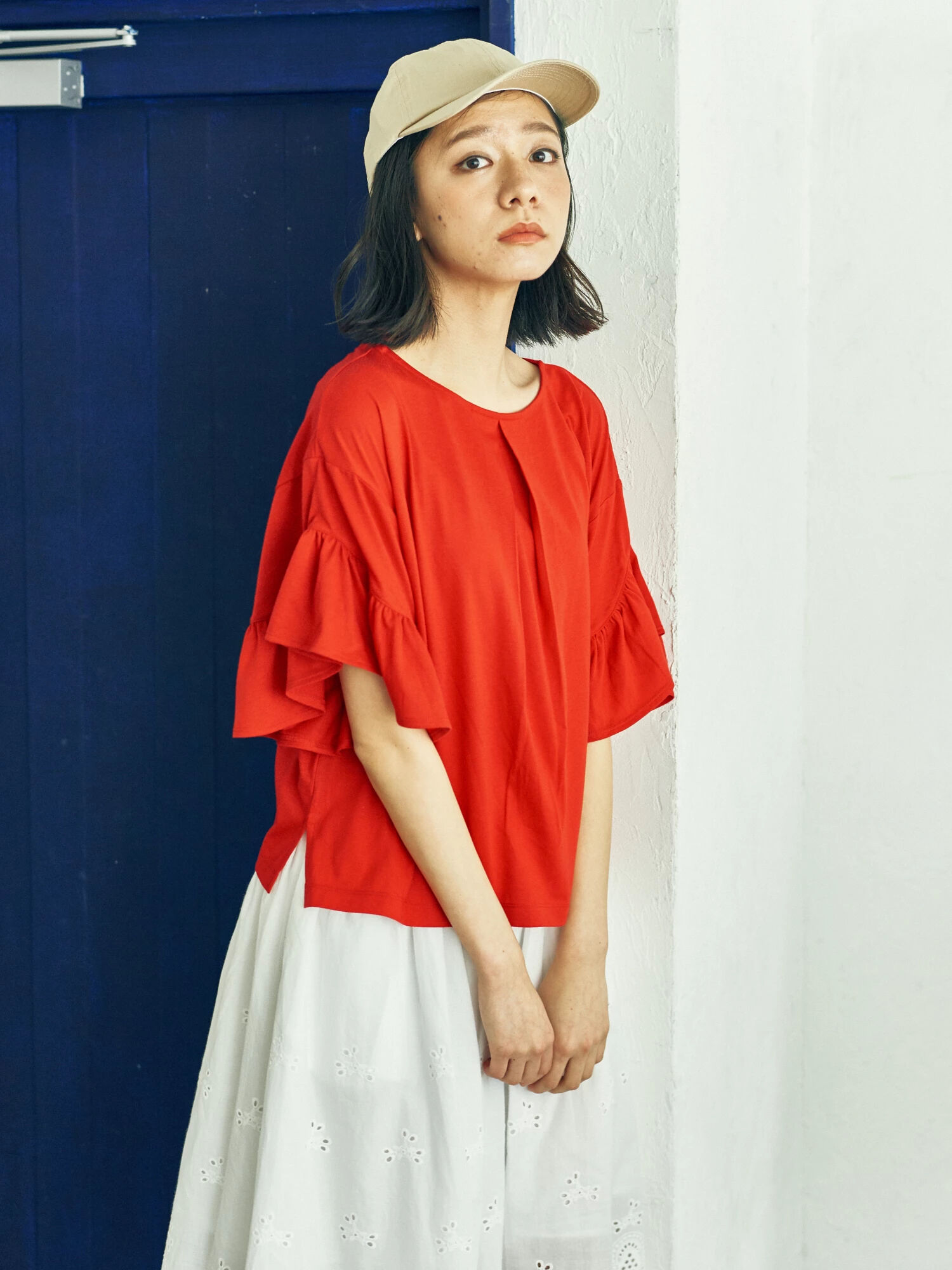 2wayフレアースリーブプルオーバー