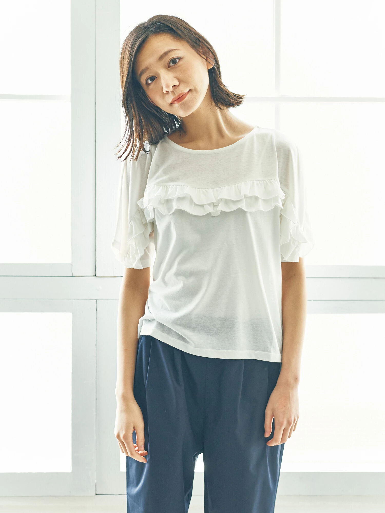 ・フリルプルオーバー