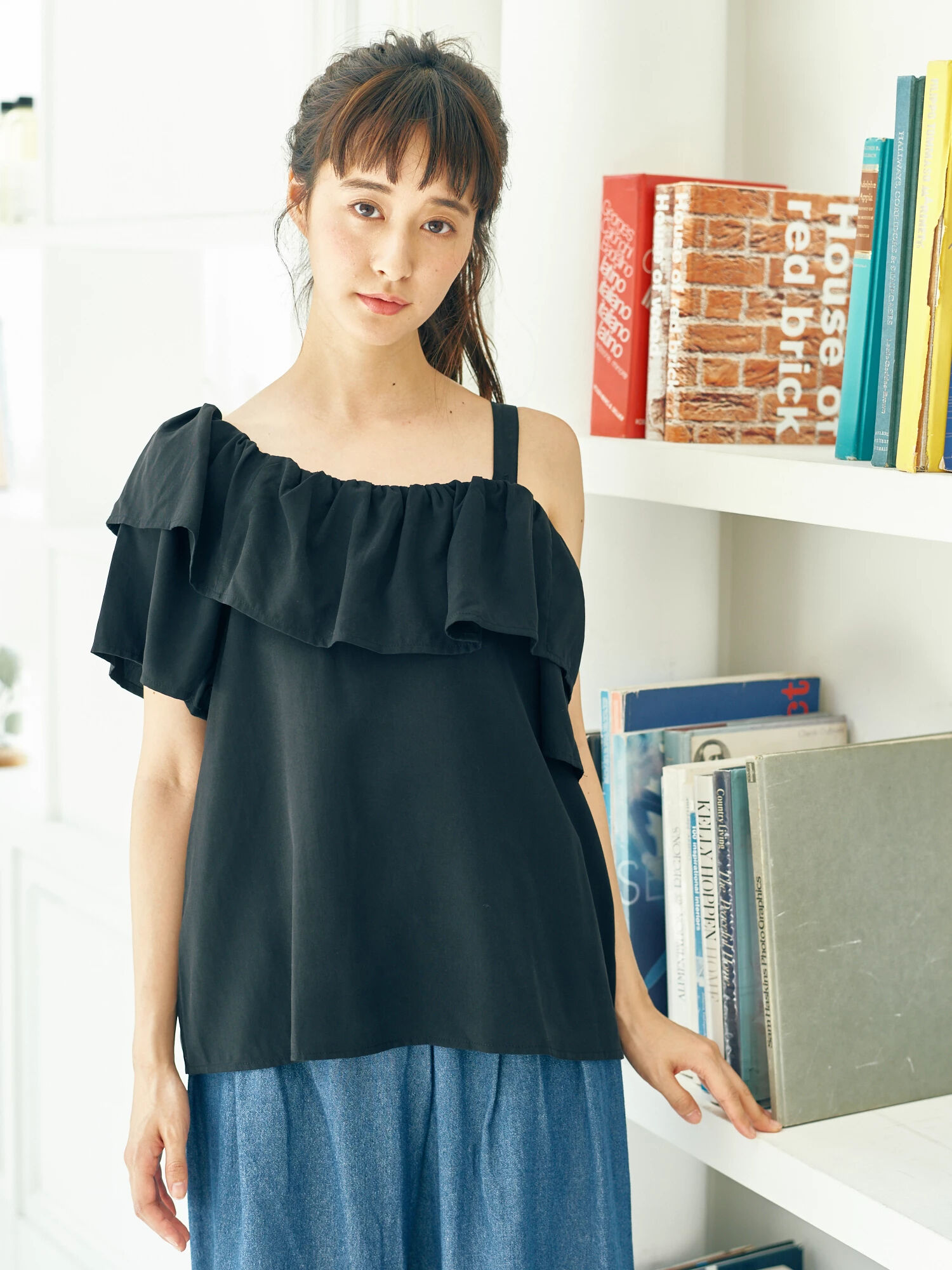 3wayワンショルブラウス