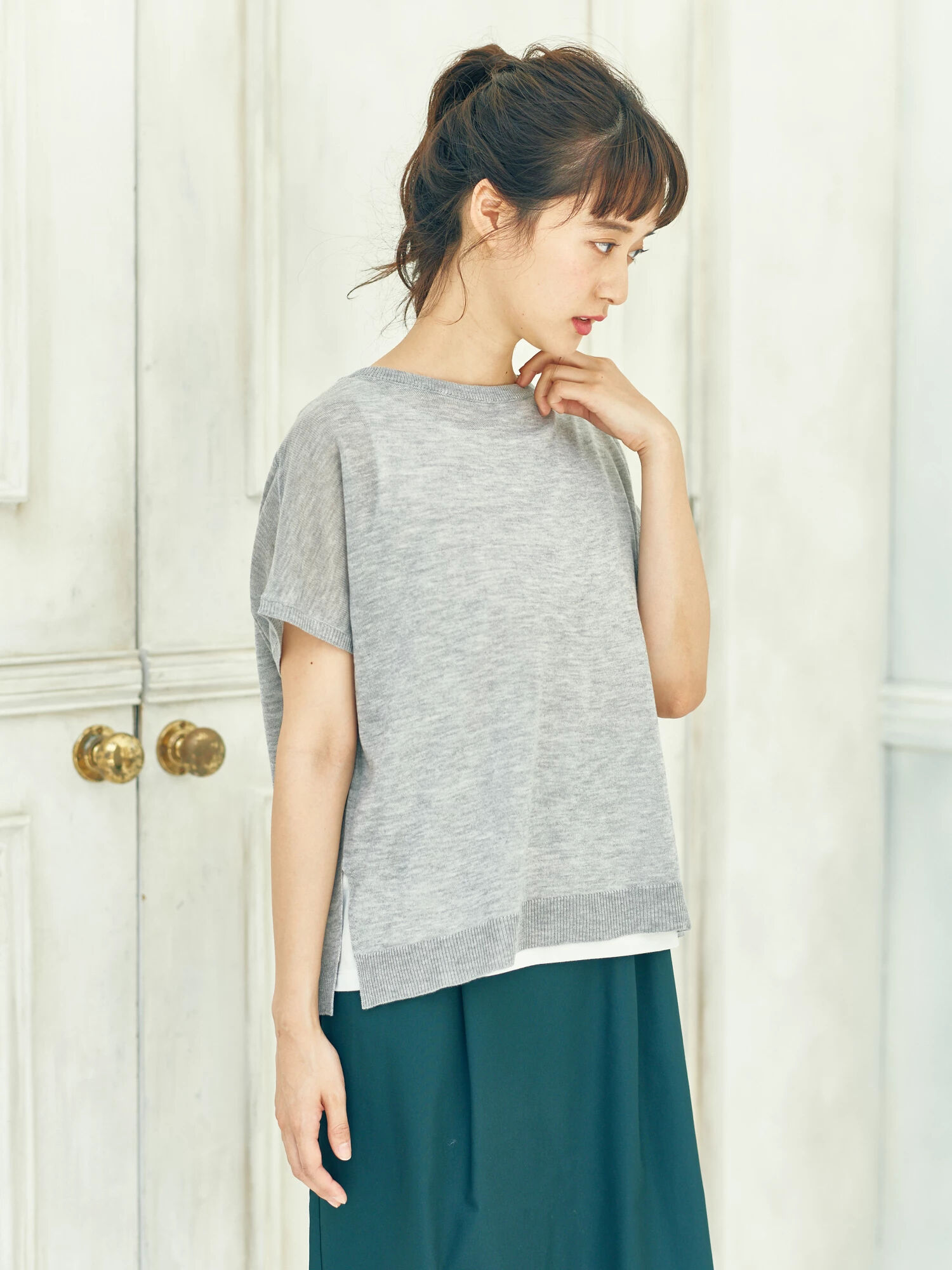 ・SET2点 インナータンク+ニットプルオーバー