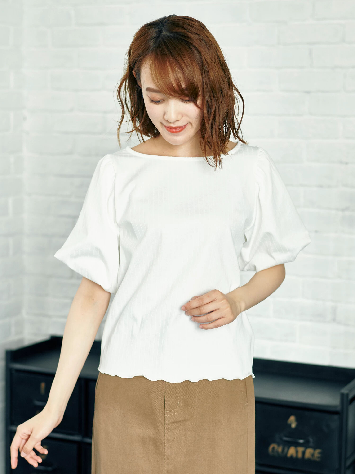 ・バルーンスリーブプルオーバー