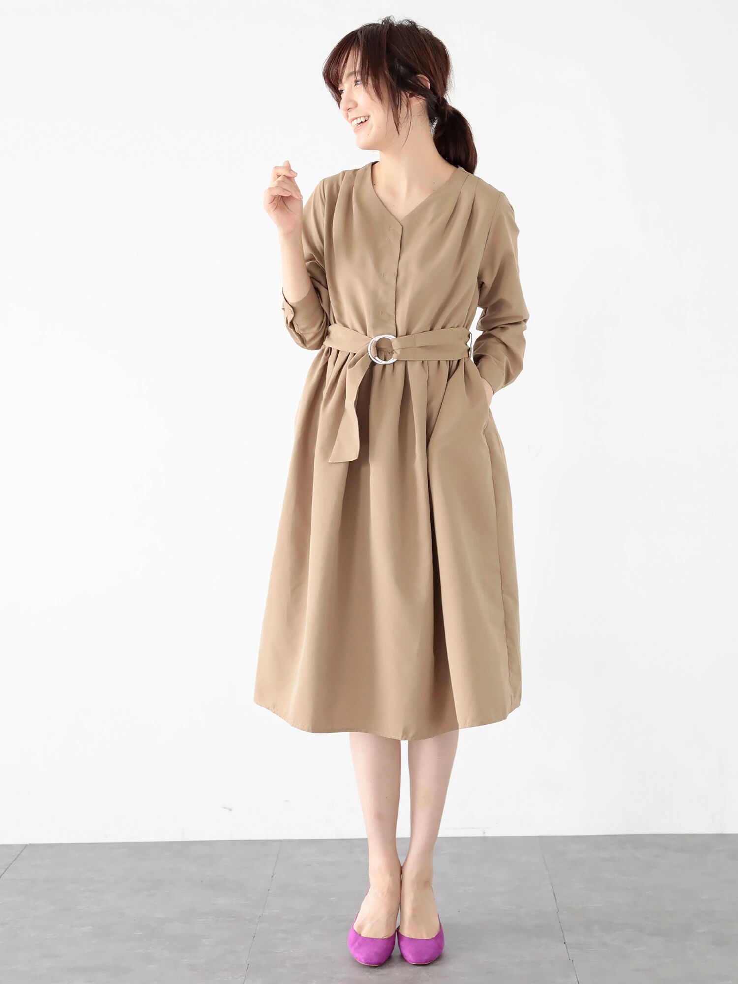 ・スキッパーワンピース