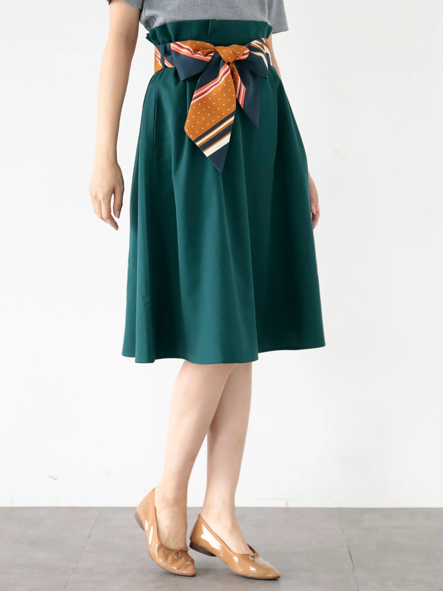 ・スカーフリボンスカート