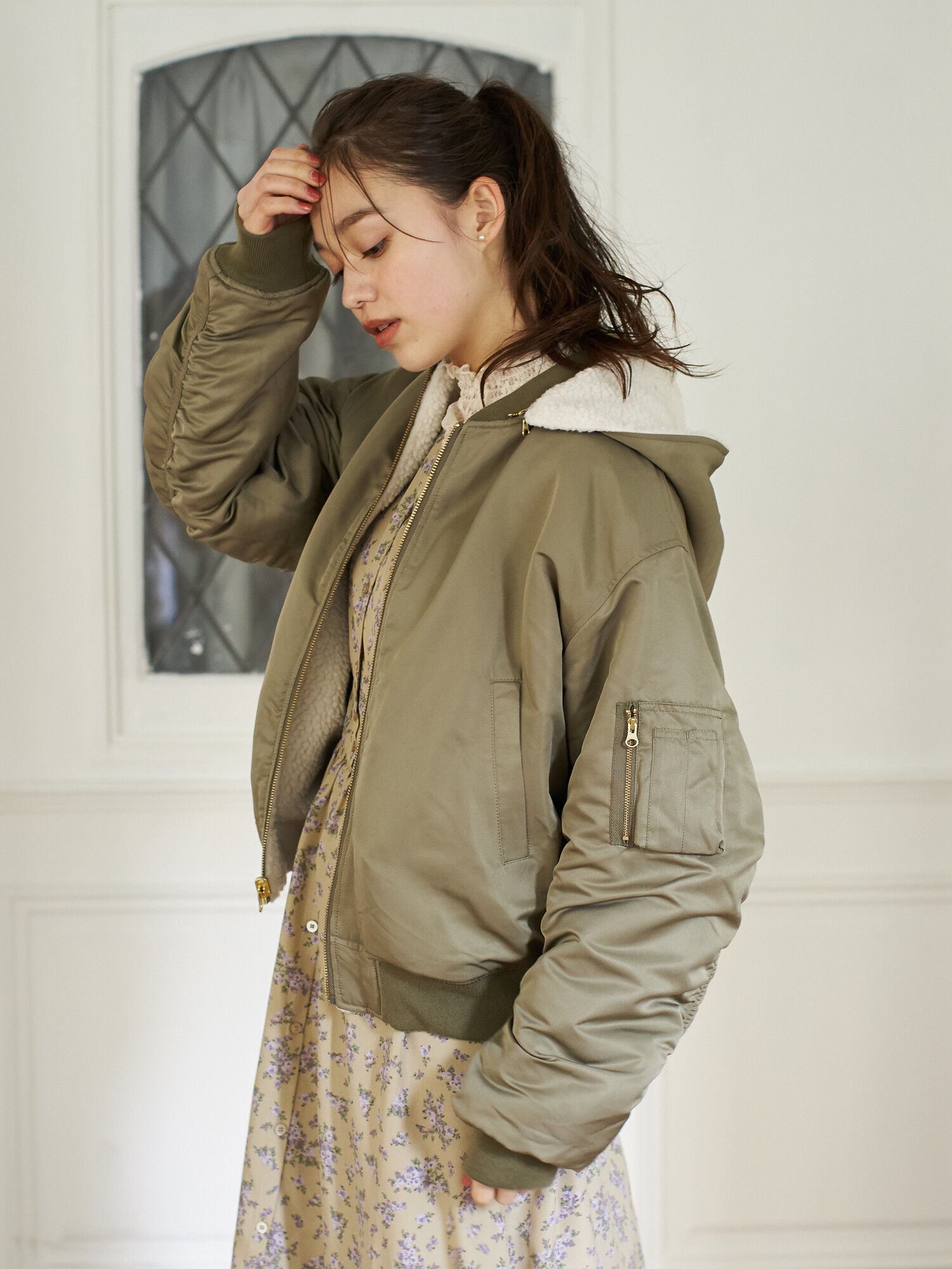 6wayボアブルゾン