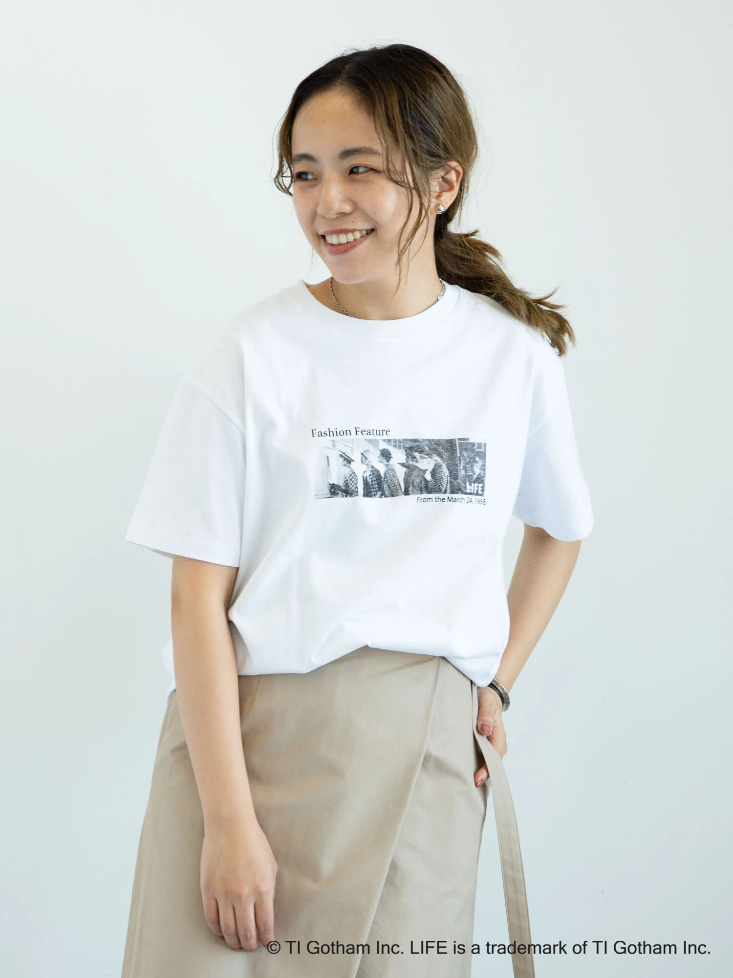 【6,000円(税込)以上のお買物で全国送料無料。】【WEB限定】LIFE PHOTO Tシャツ