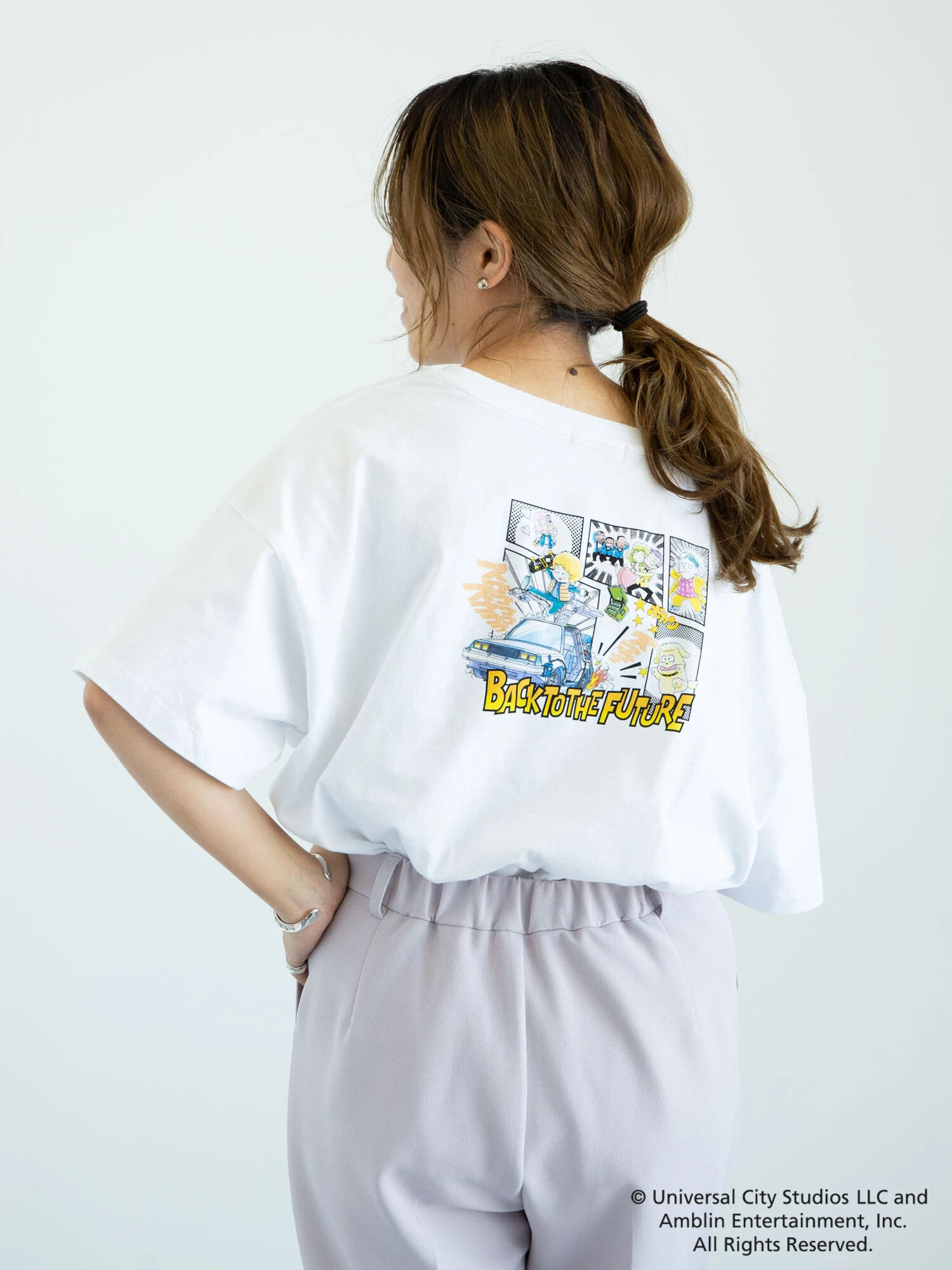 【6,000円(税込)以上のお買物で全国送料無料。】【WEB限定】BACK TO THE FUTURE COMIC Tシャツ