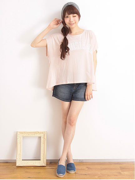 ユルシルエットロゴTシャツ