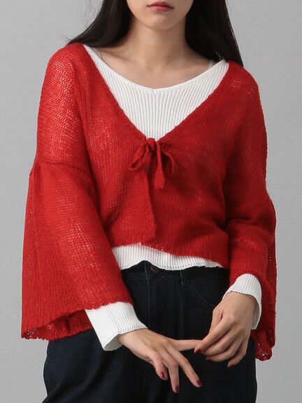 E hyphen world gallery MANIA M キモノスリーブモヘヤカーディガン ￥5,389